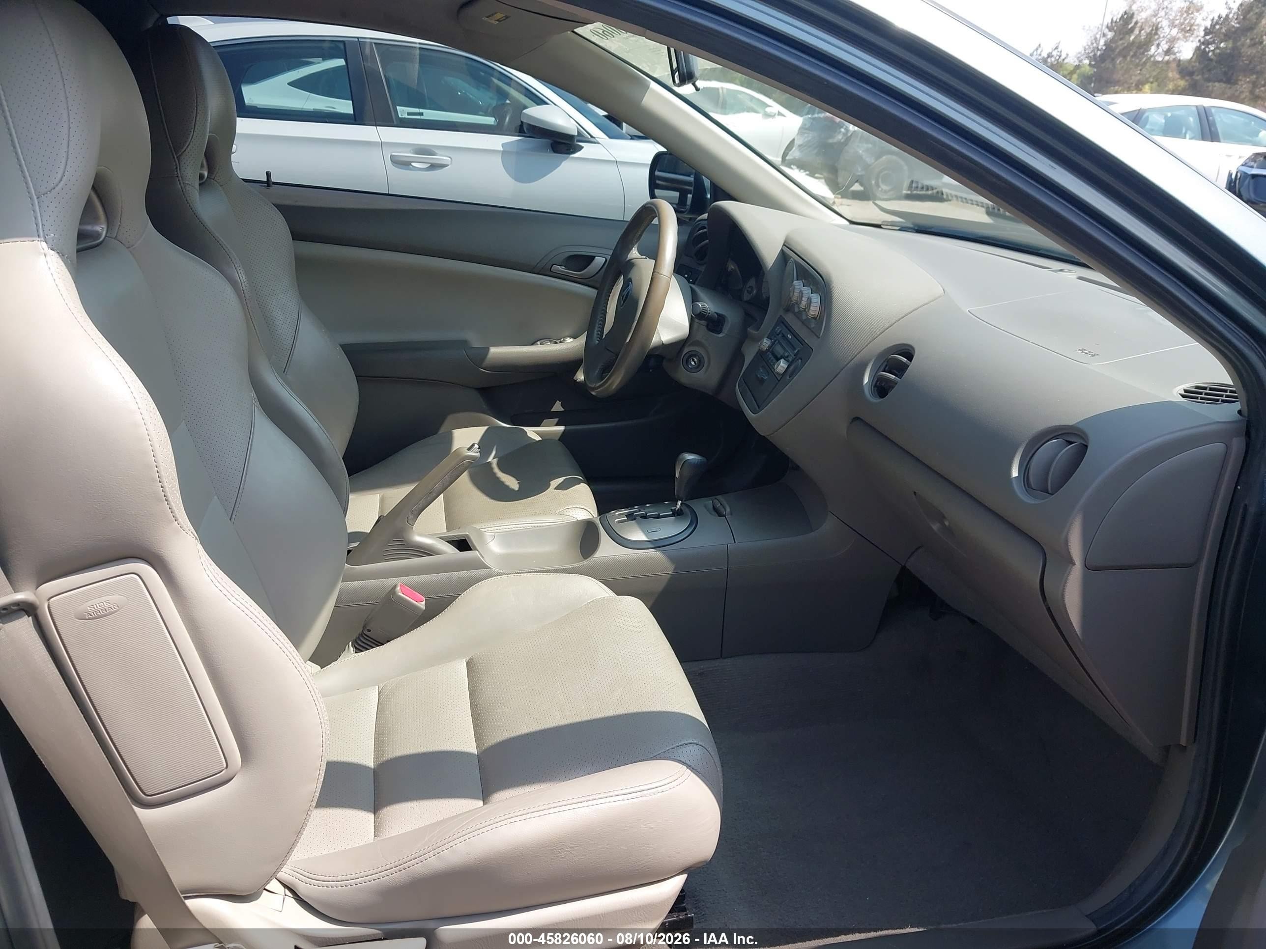 2005 Acura Rsx   Gray vin: JH4DC54885S008427