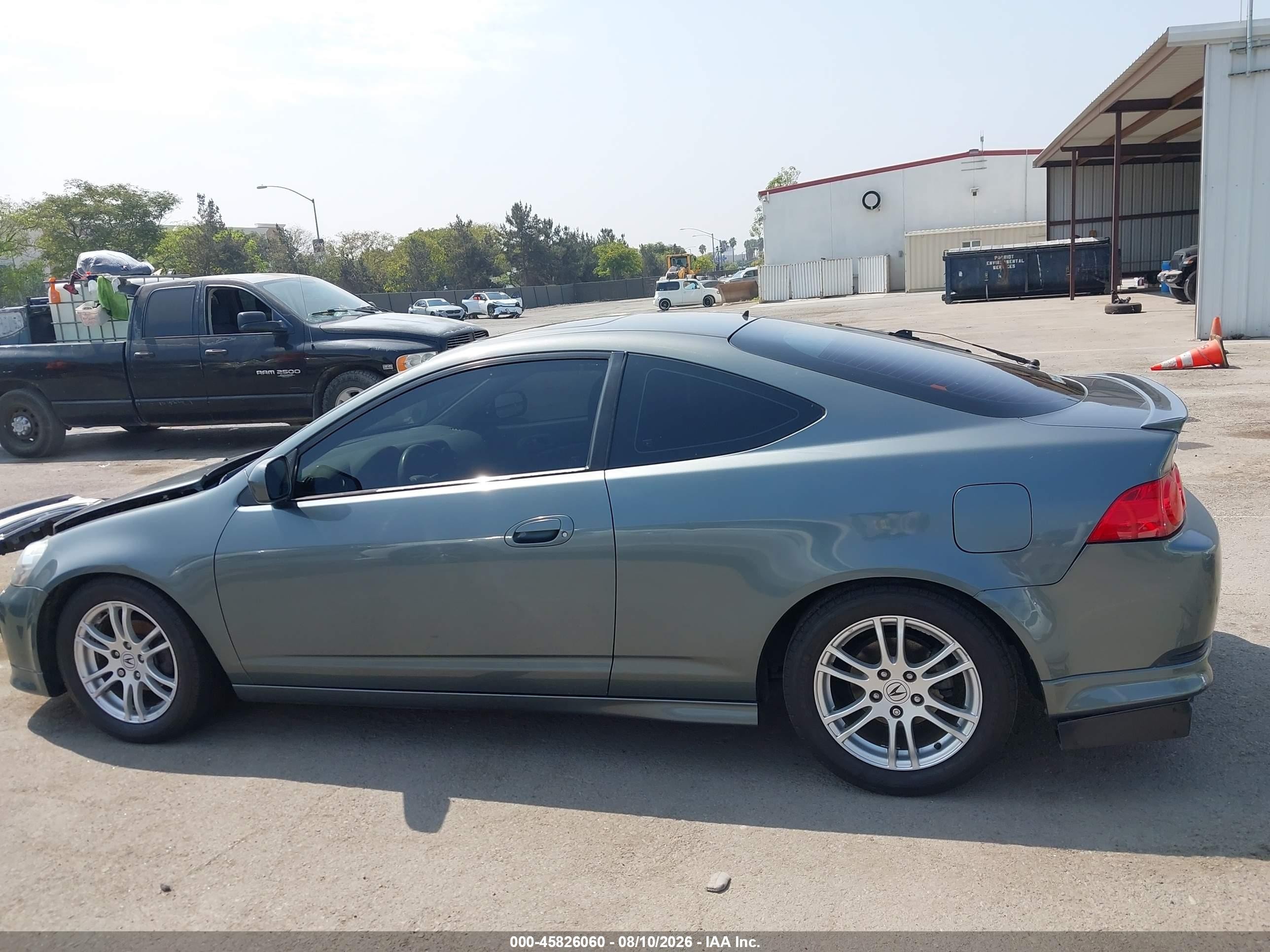 2005 Acura Rsx   Gray vin: JH4DC54885S008427