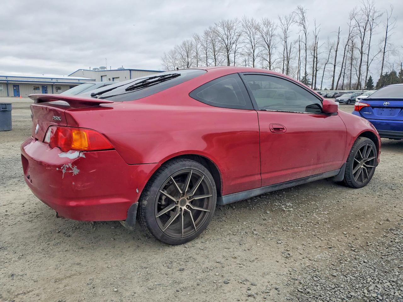 2002 Acura Rsx Red vin: JH4DC54892C038140