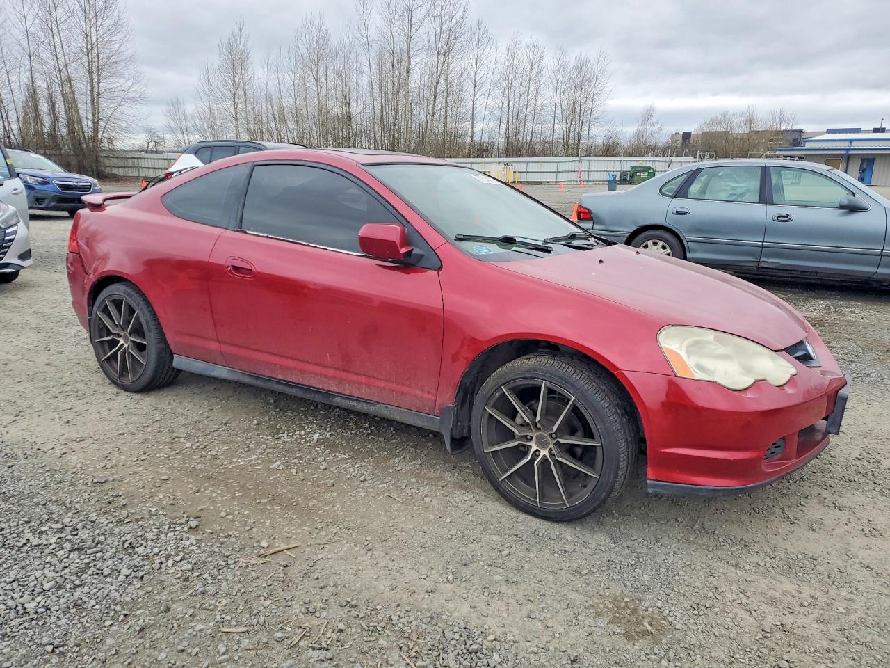 2002 Acura Rsx Red vin: JH4DC54892C038140