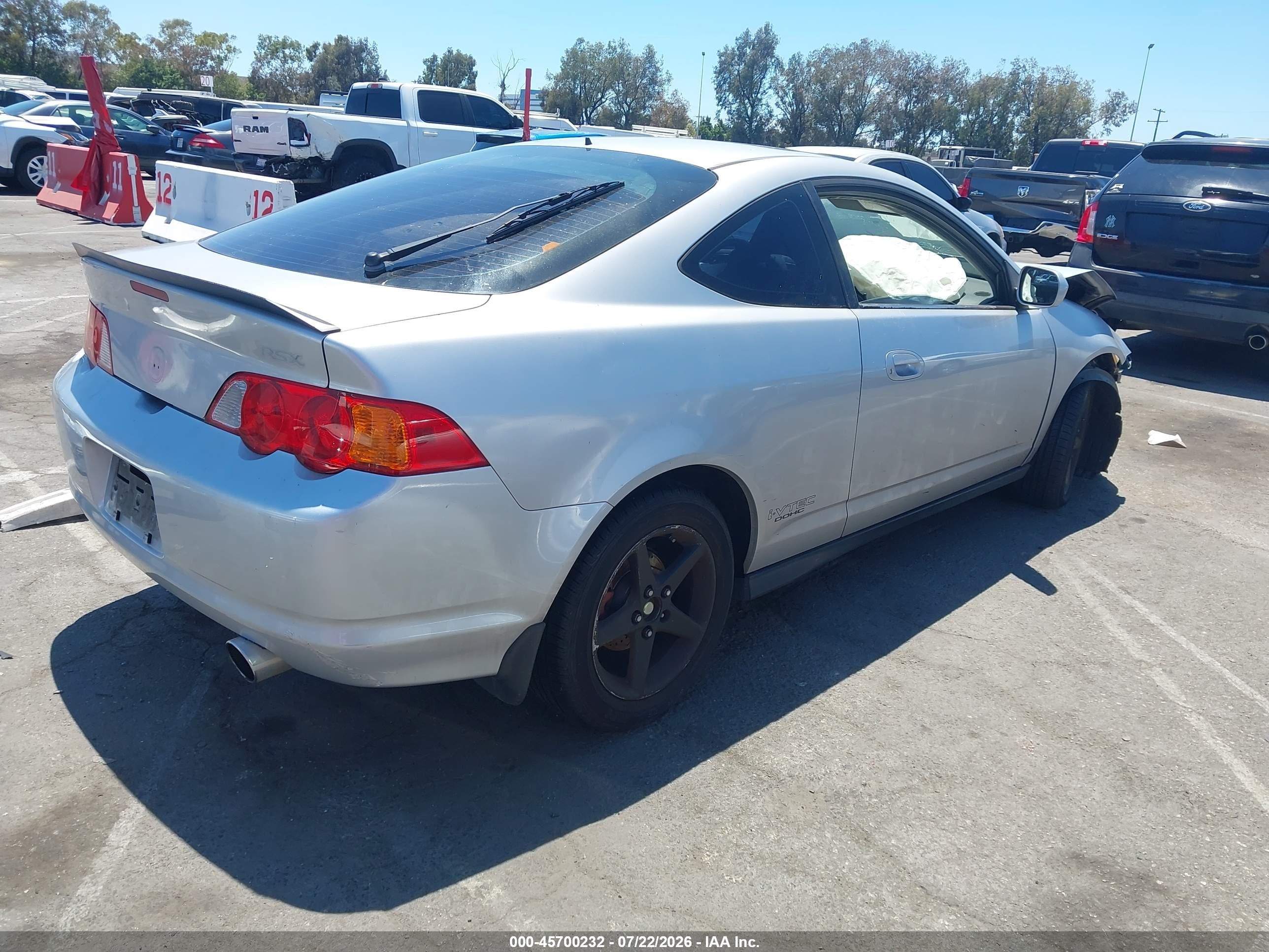 2003 Acura Rsx   Silver vin: JH4DC54893S002486