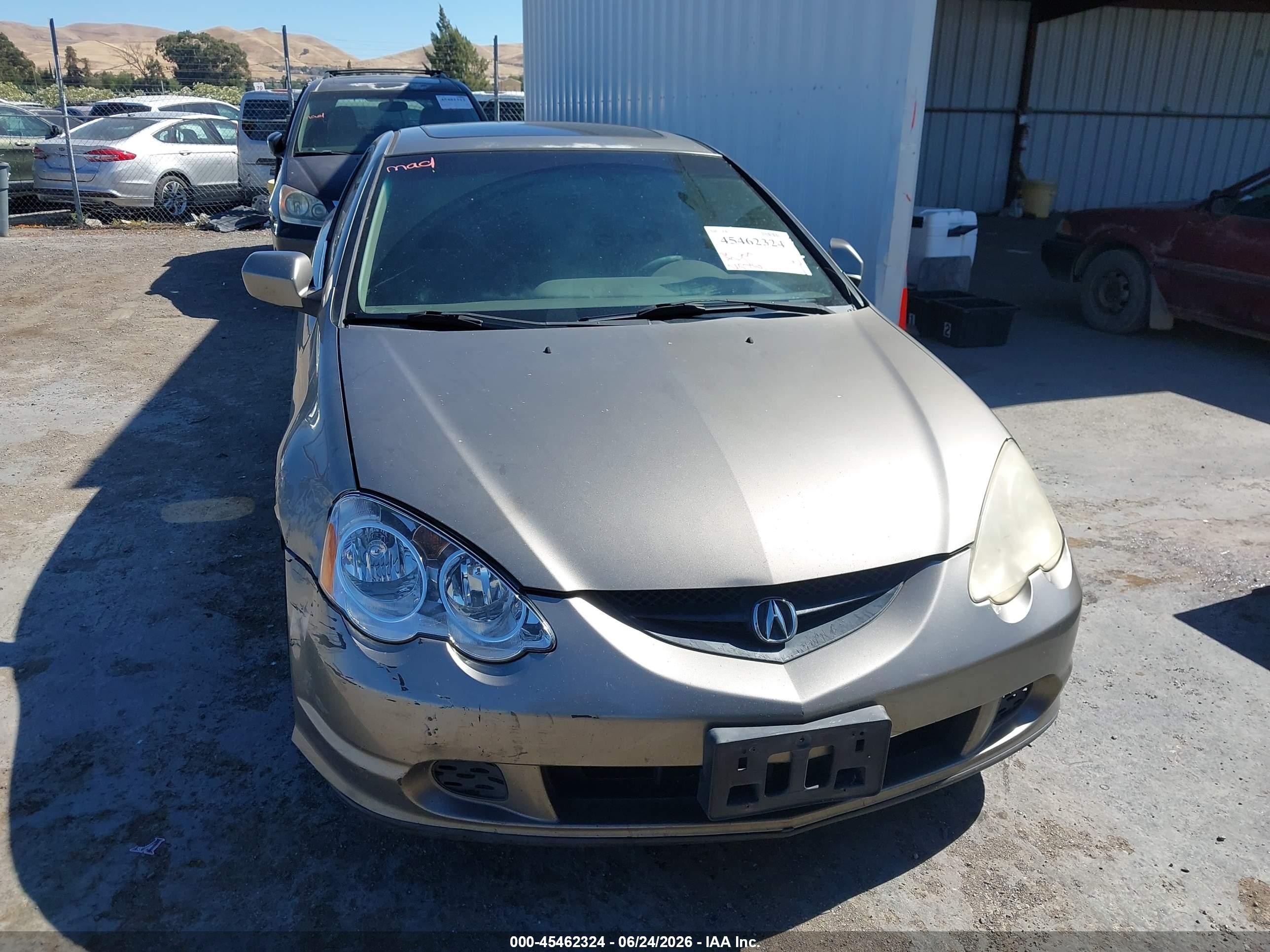 2004 Acura Rsx   Gray vin: JH4DC54894S009763