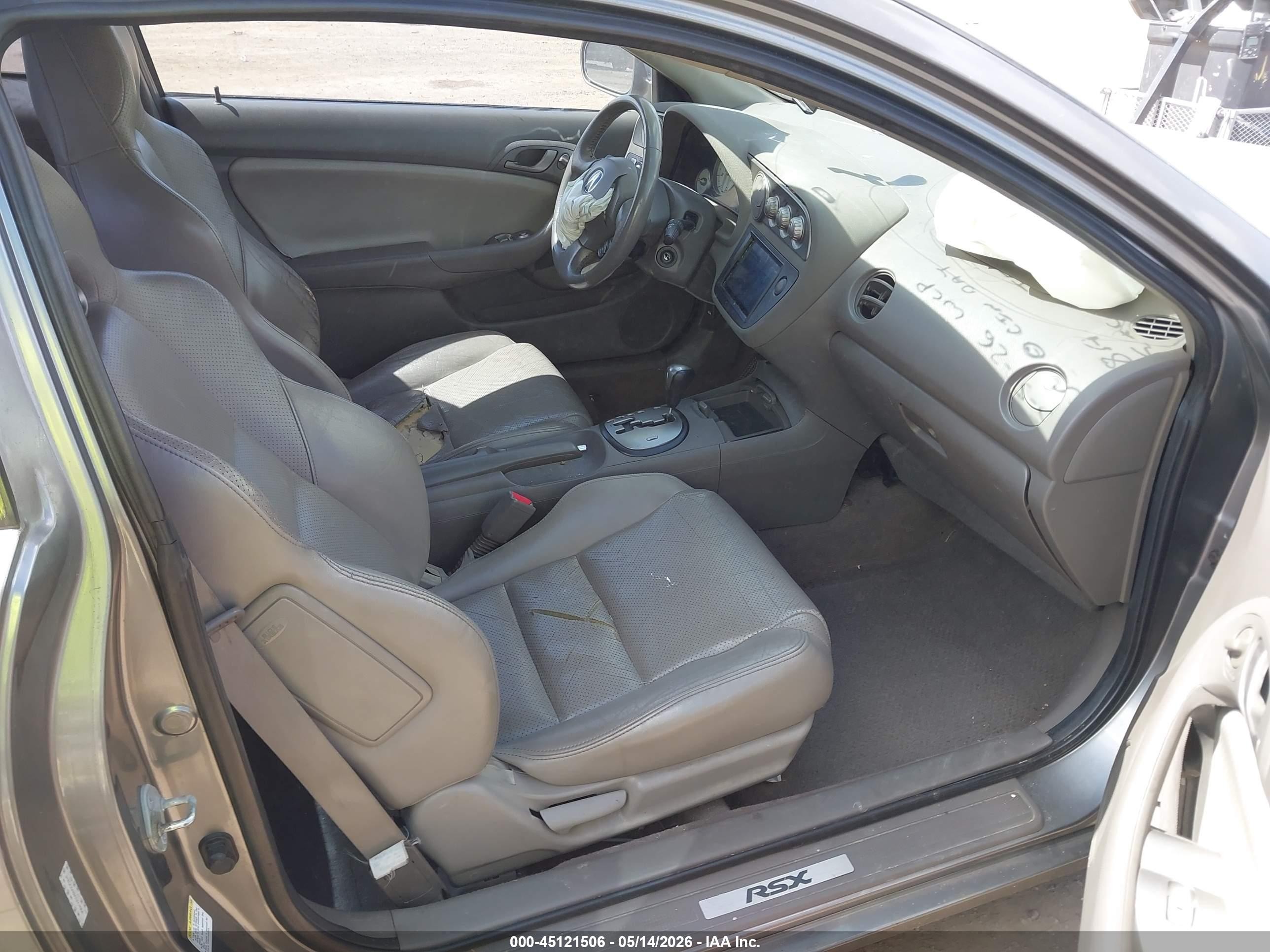 2005 Acura Rsx   Gray vin: JH4DC54895S014964