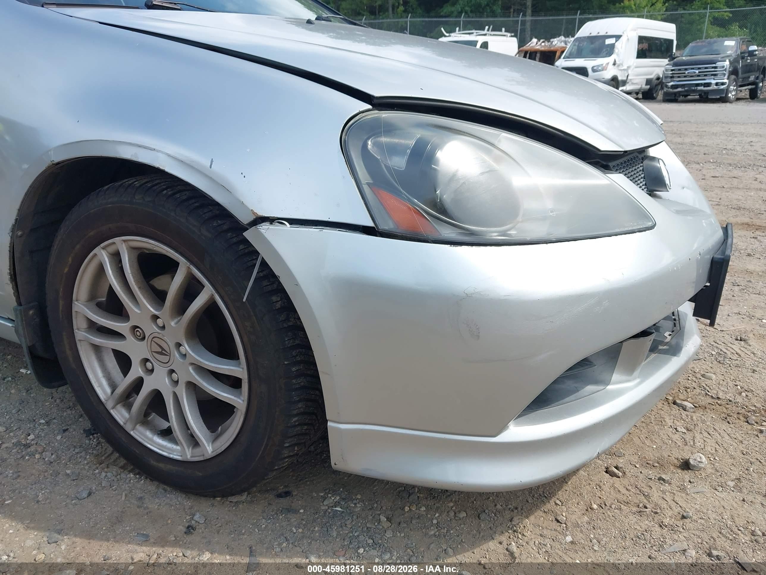 2006 Acura Rsx   Gray vin: JH4DC54896S012570