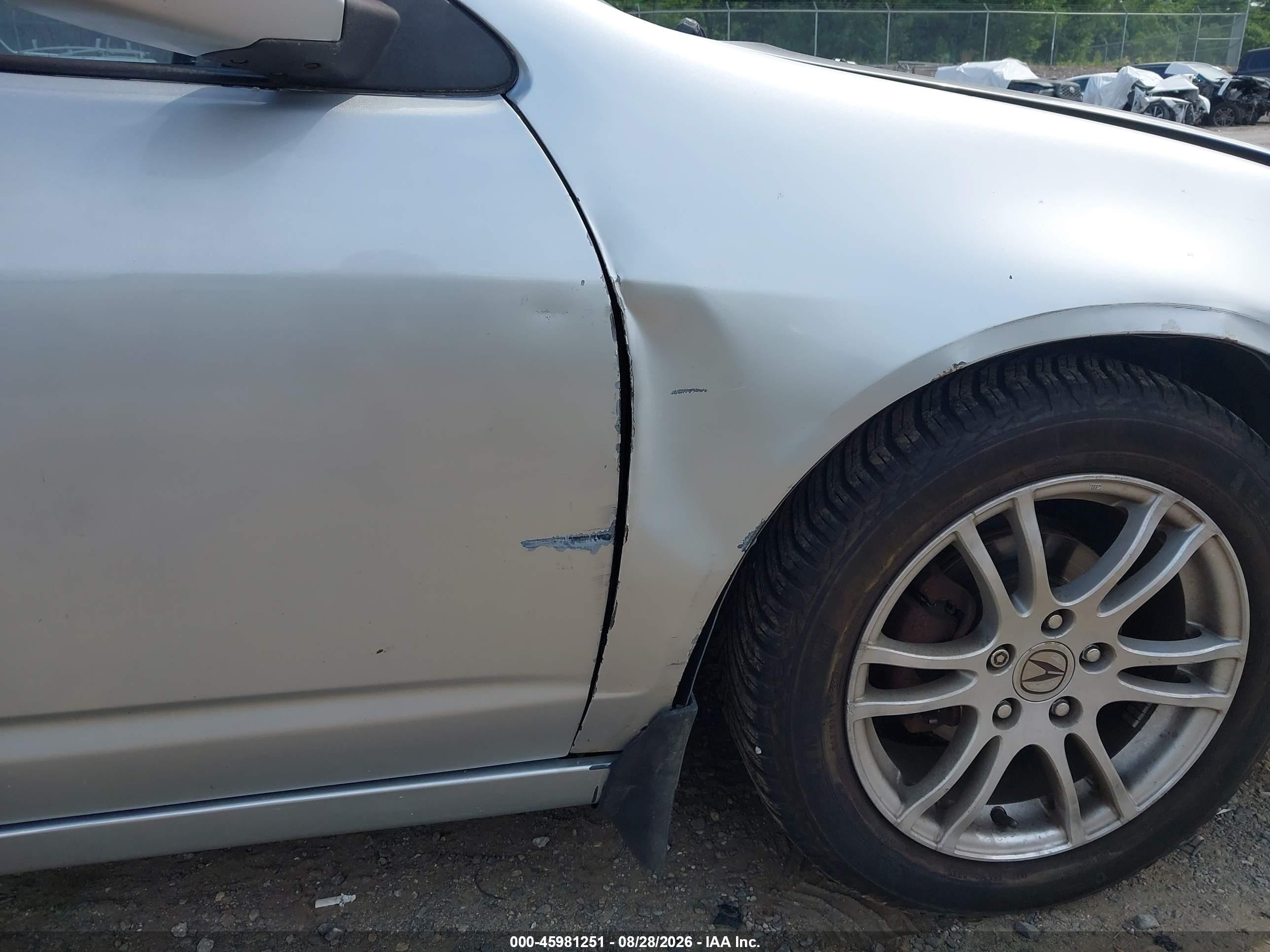 2006 Acura Rsx   Gray vin: JH4DC54896S012570