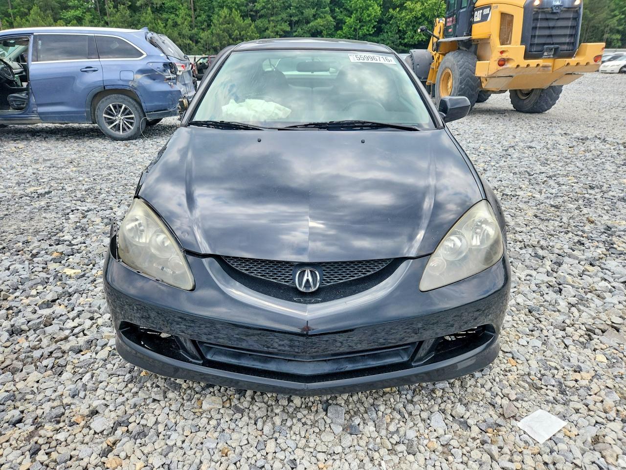 2006 Acura Rsx Black vin: JH4DC54896S021169