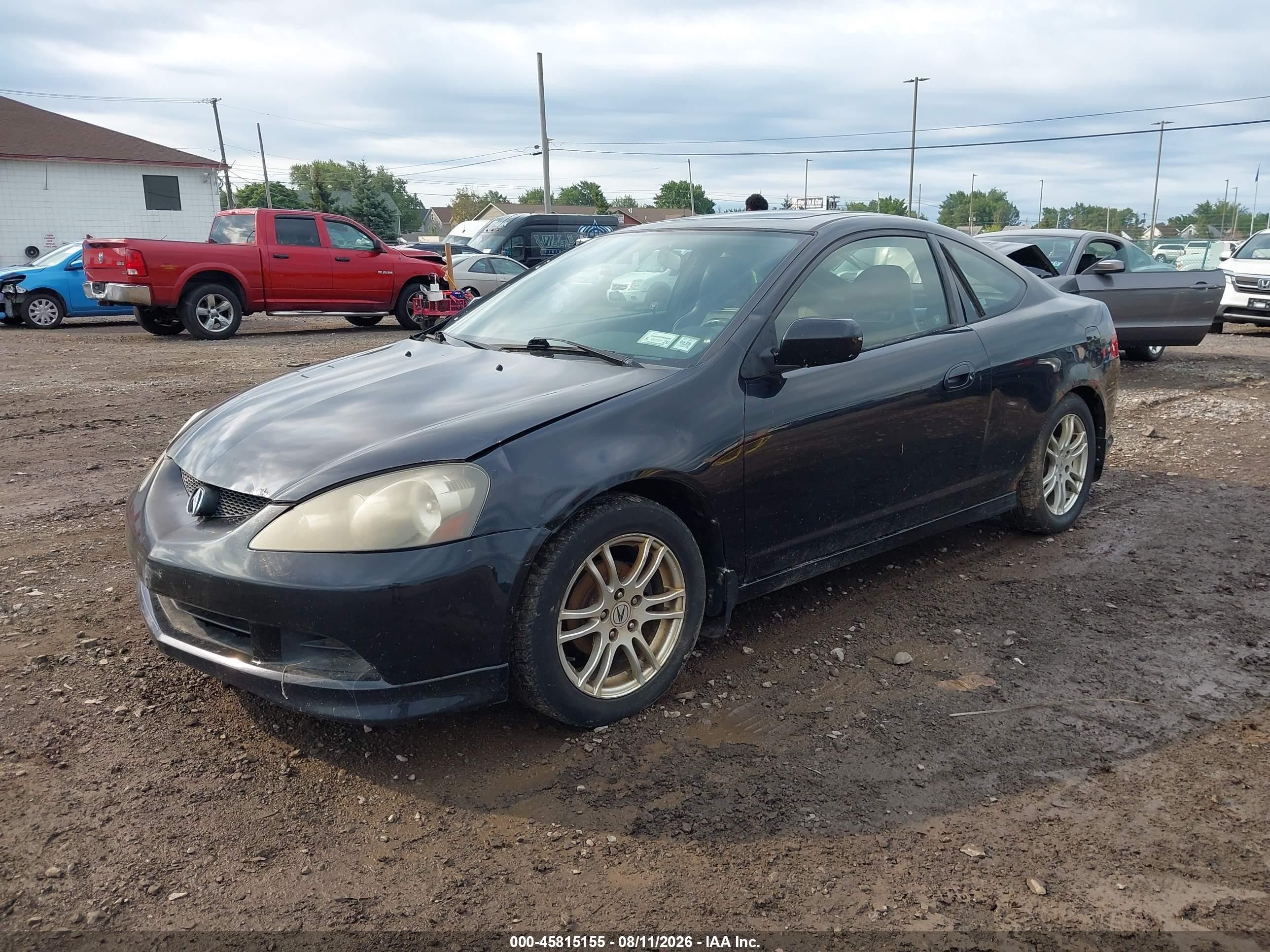 2006 Acura Rsx   Black vin: JH4DC54896S021172