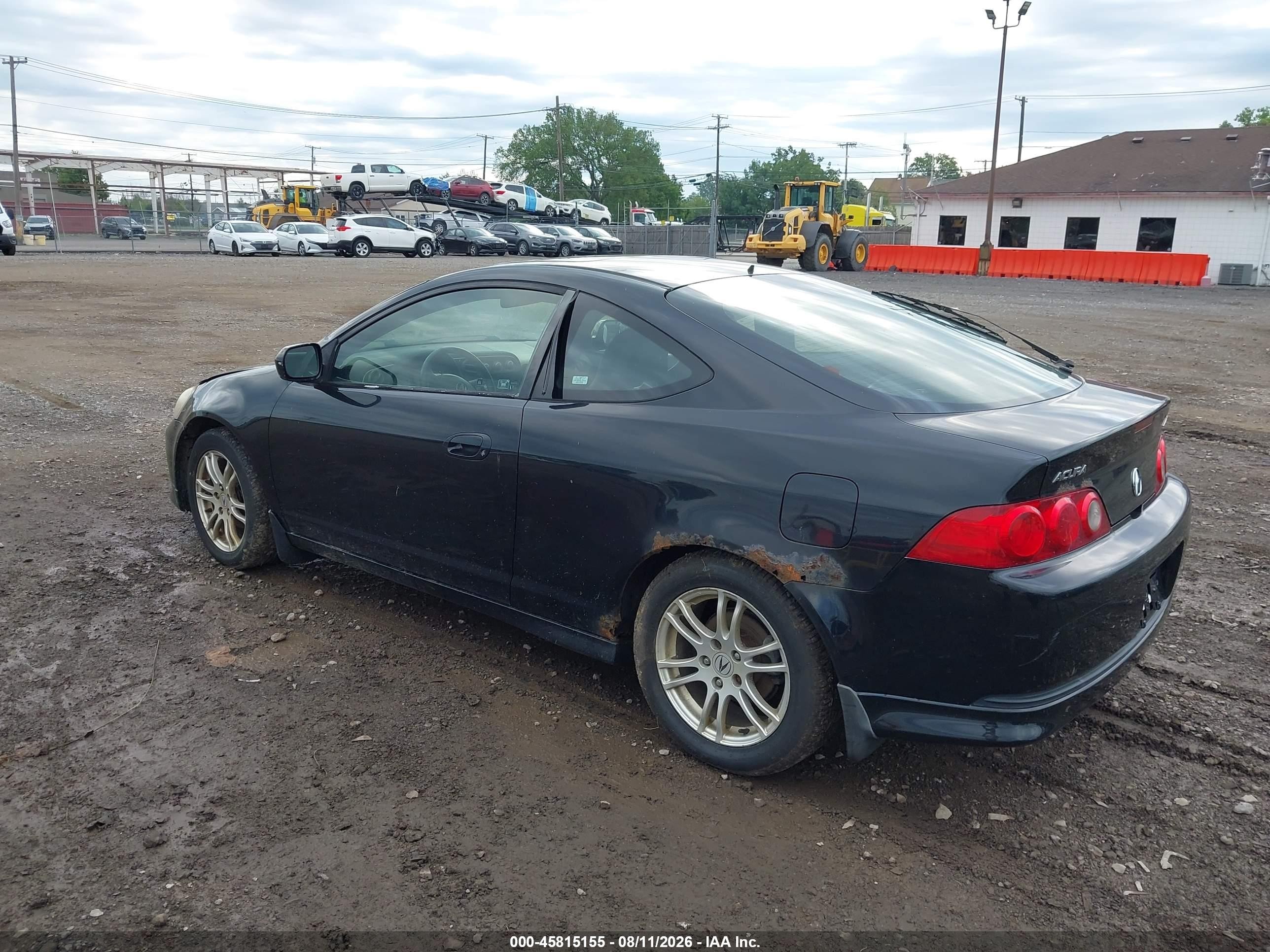 2006 Acura Rsx   Black vin: JH4DC54896S021172