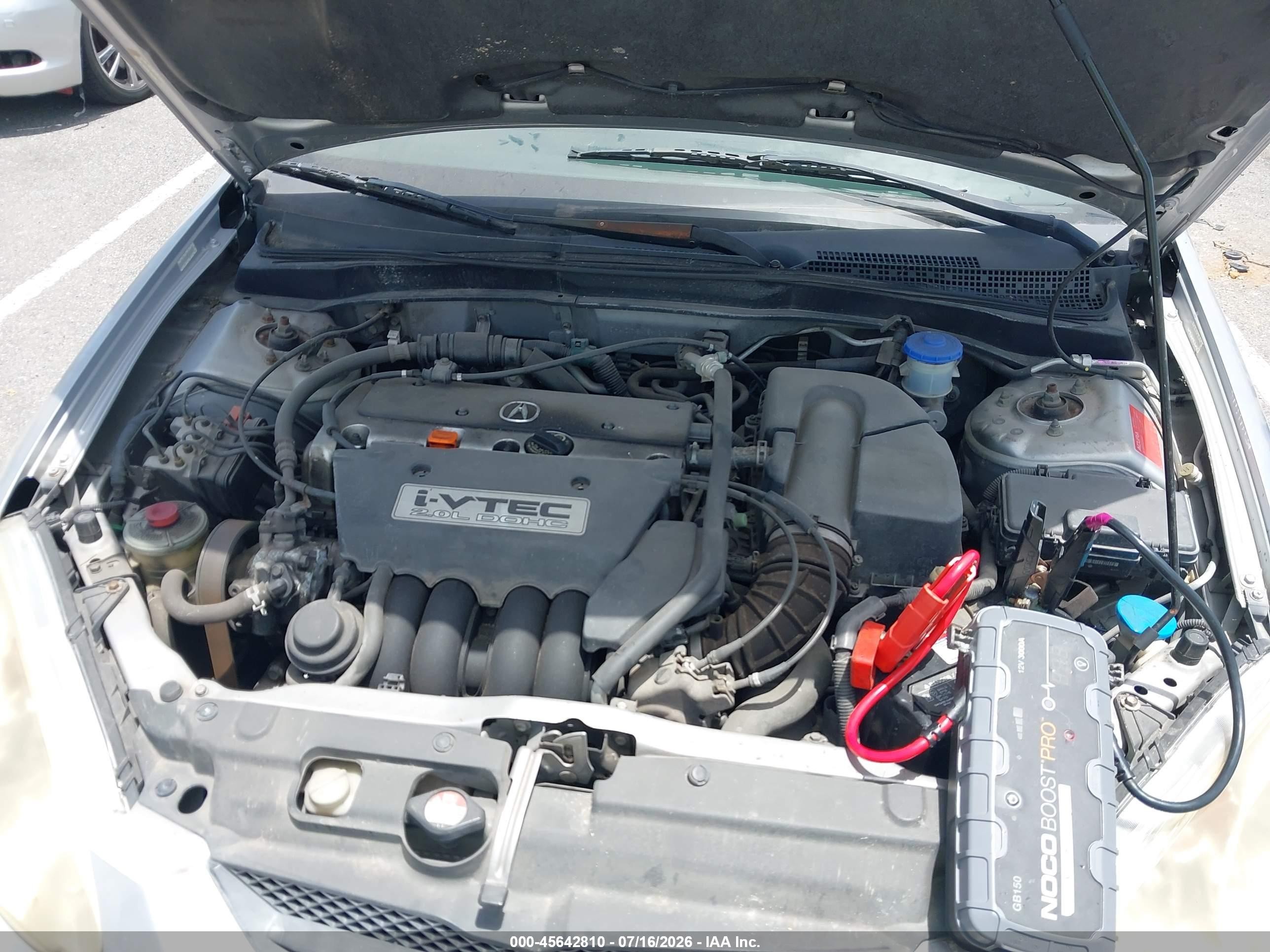 2002 Acura Rsx   Silver vin: JH4DC548X2C022917