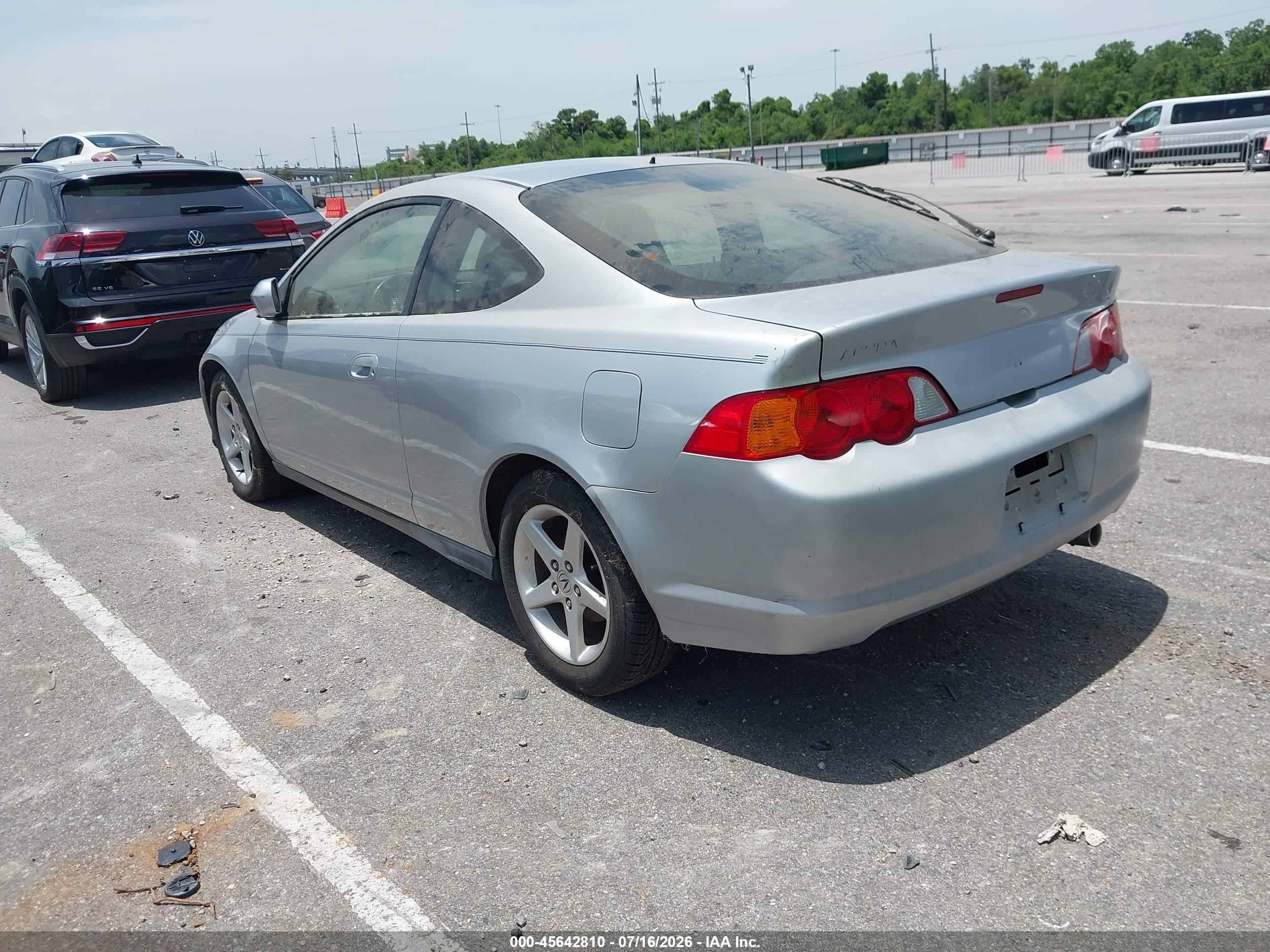 2002 Acura Rsx   Silver vin: JH4DC548X2C022917