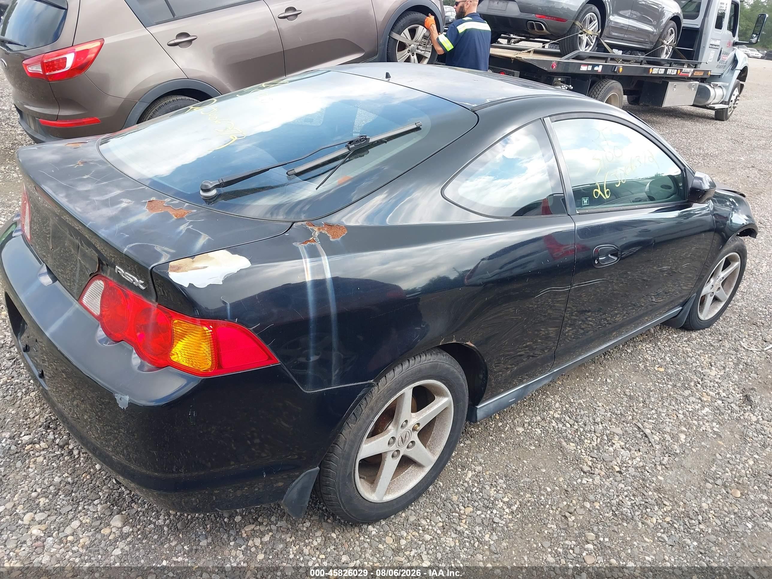 2004 Acura Rsx Black vin: JH4DC548X4S019685