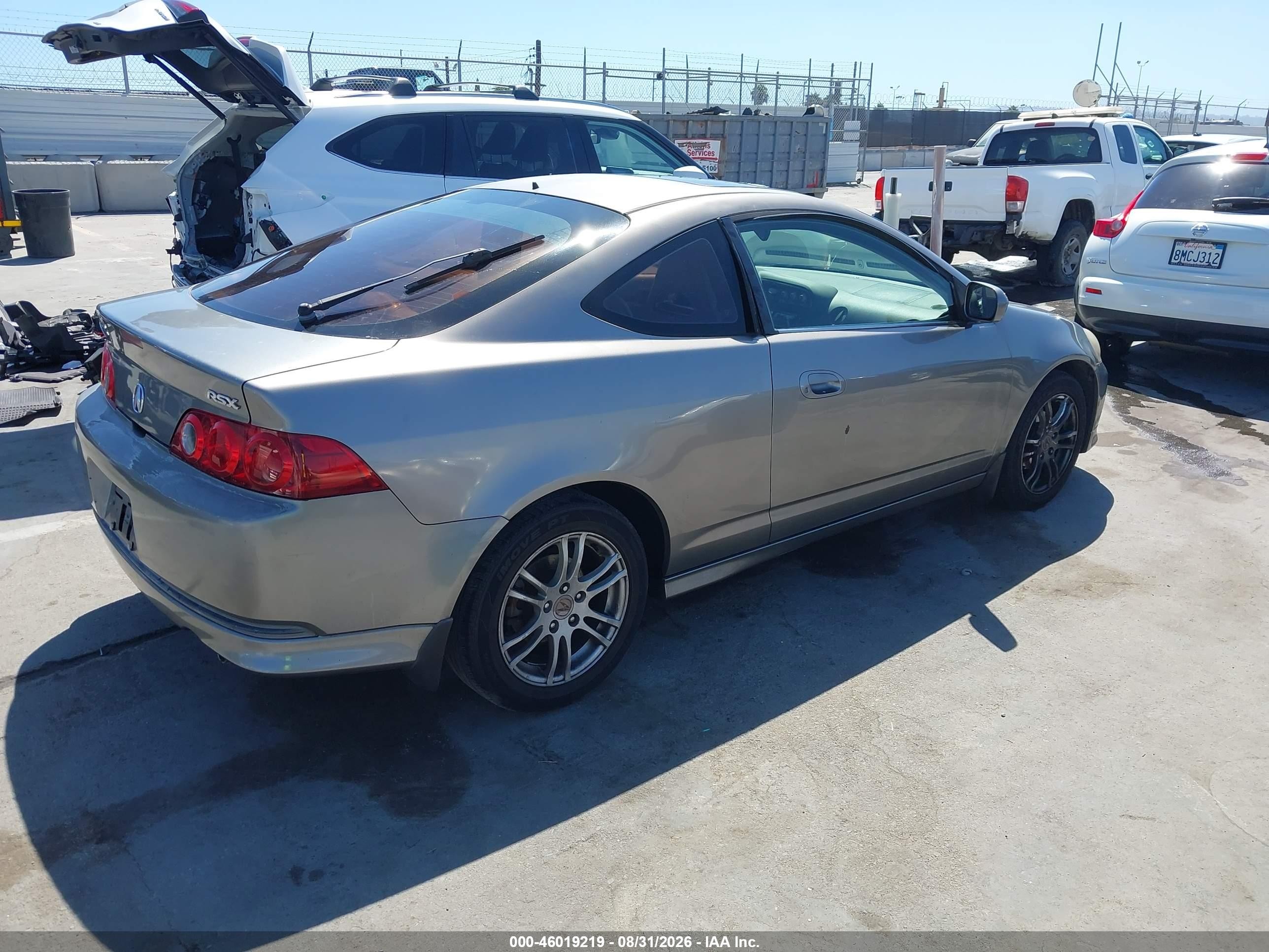2005 Acura Rsx Серый vin: JH4DC548X5S013371