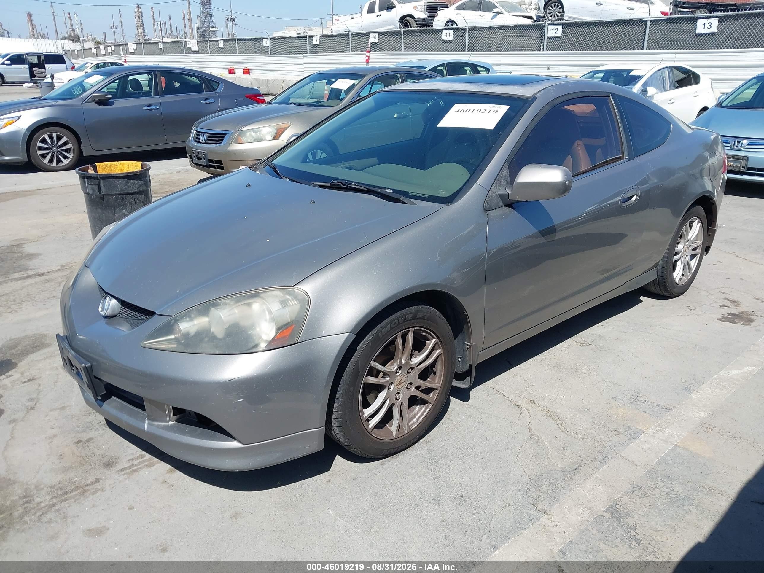 2005 Acura Rsx Серый vin: JH4DC548X5S013371