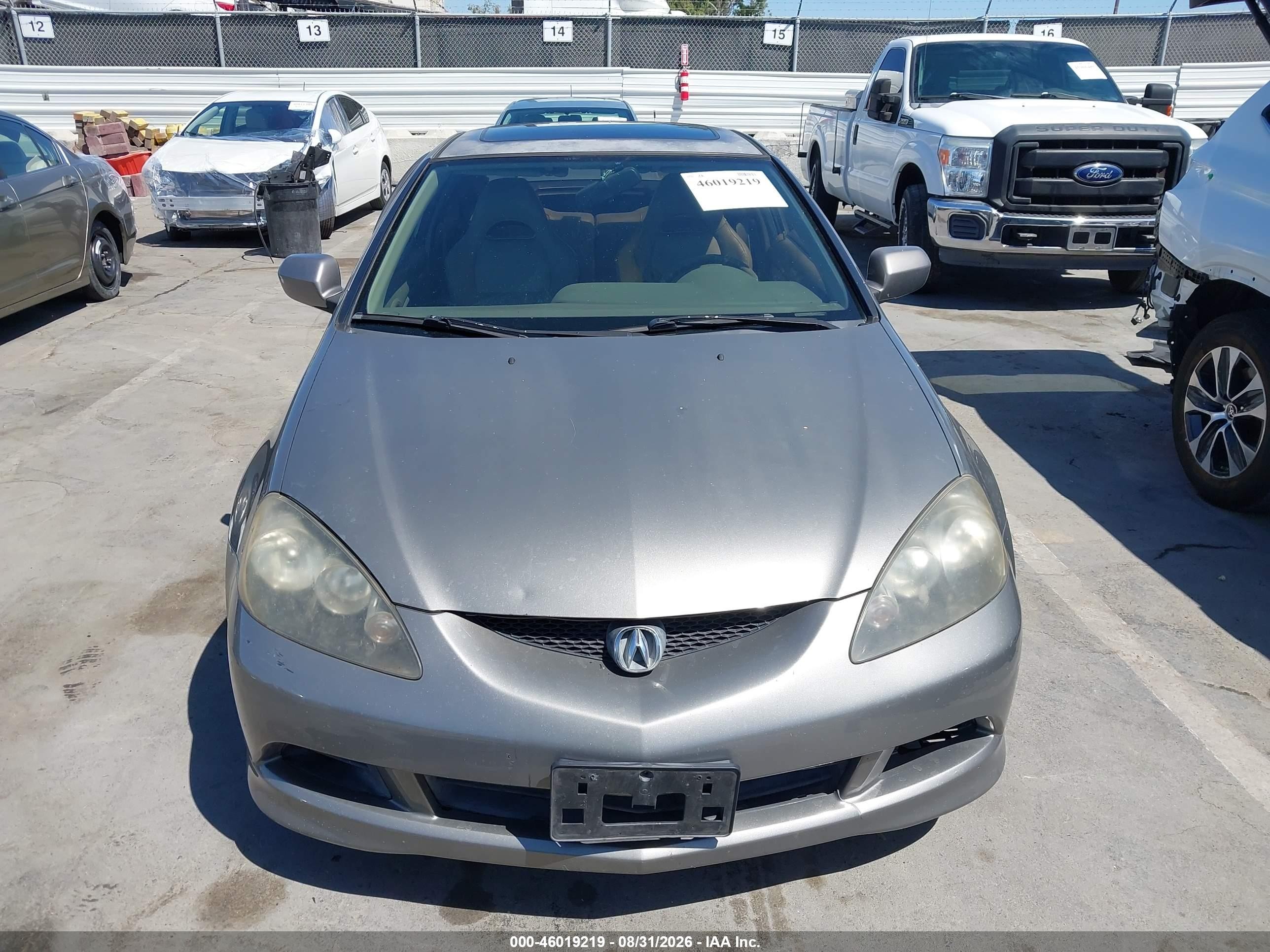 2005 Acura Rsx Серый vin: JH4DC548X5S013371