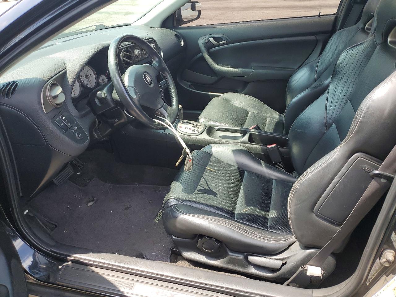 2006 Acura Rsx Black vin: JH4DC548X6S003408