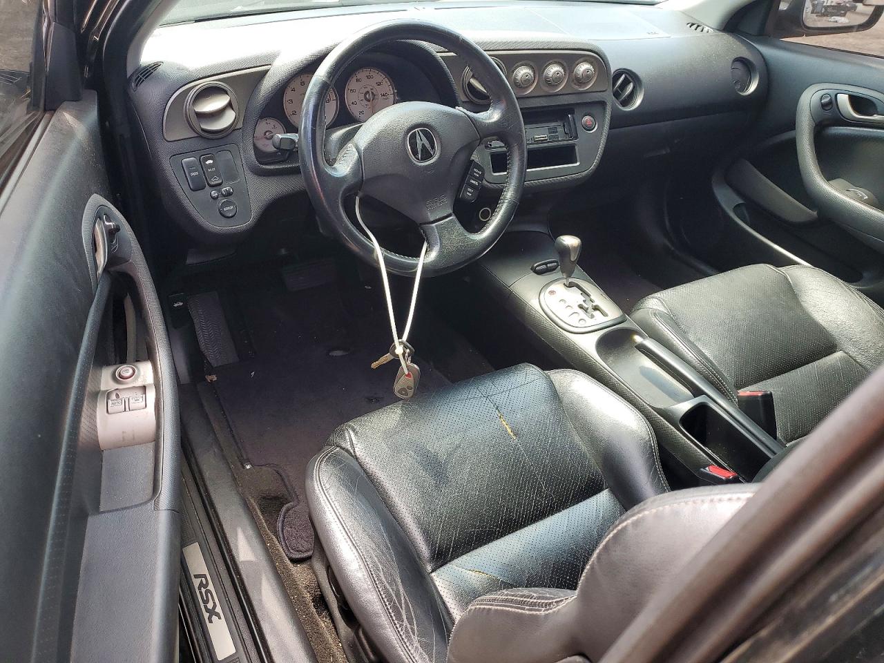 2006 Acura Rsx Black vin: JH4DC548X6S003408