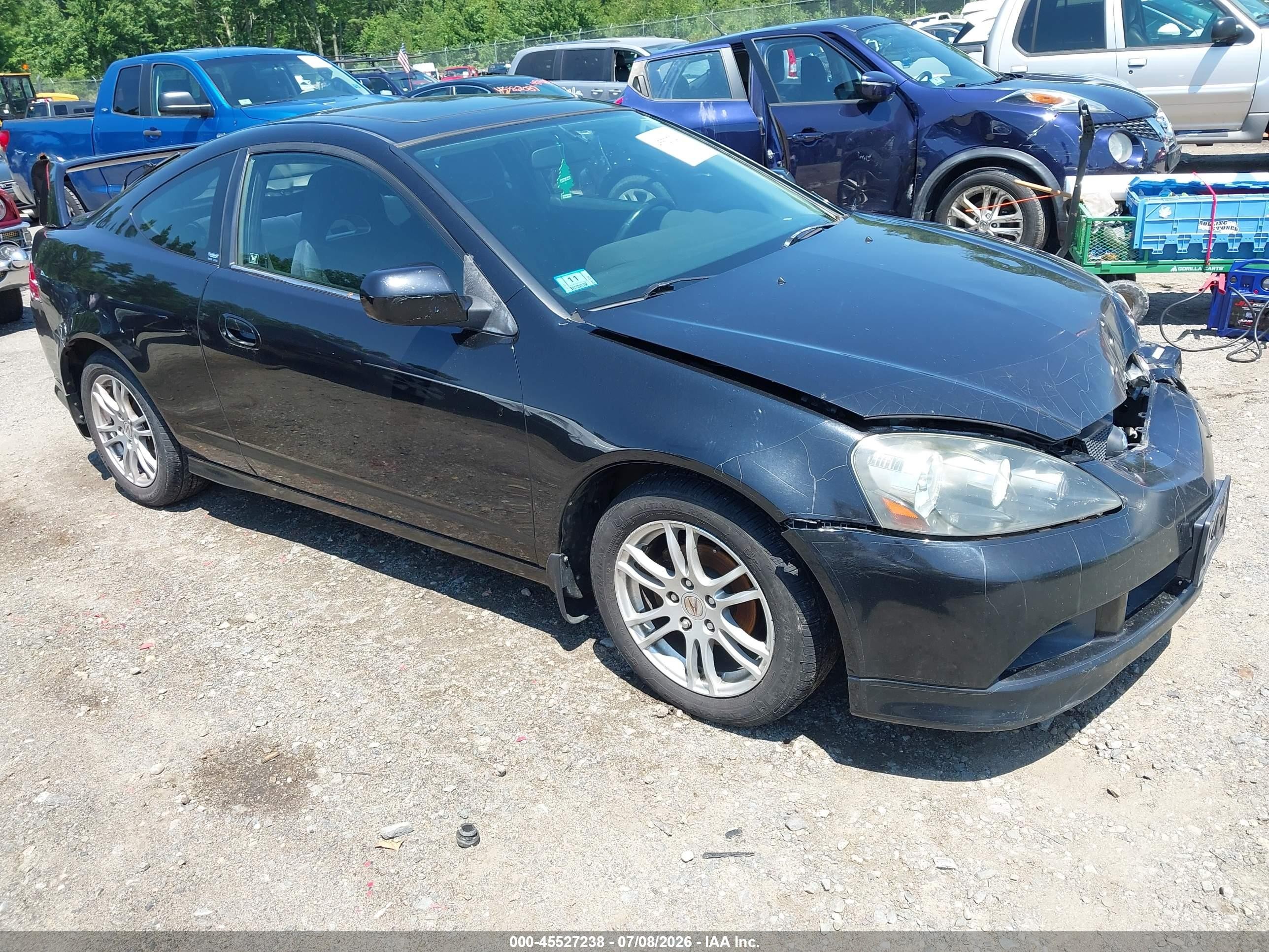 2006 Acura Rsx   Black vin: JH4DC548X6S012304