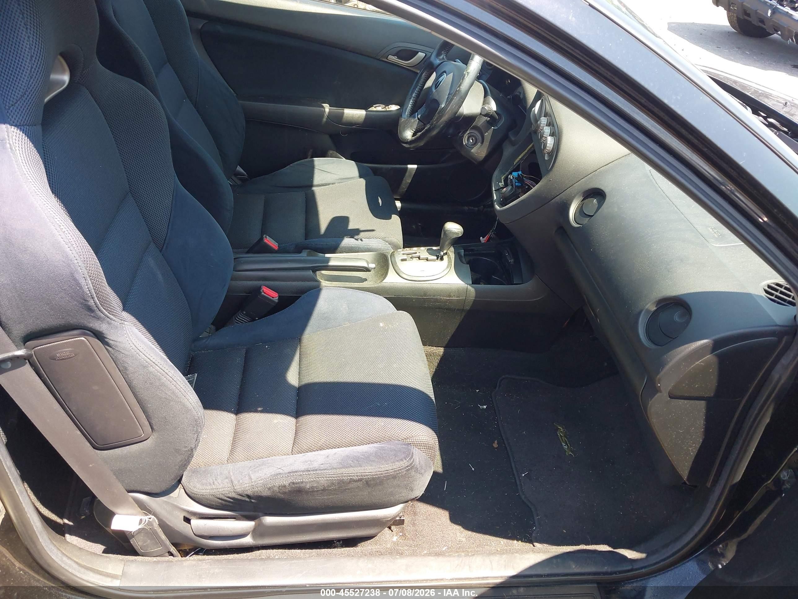 2006 Acura Rsx   Black vin: JH4DC548X6S012304