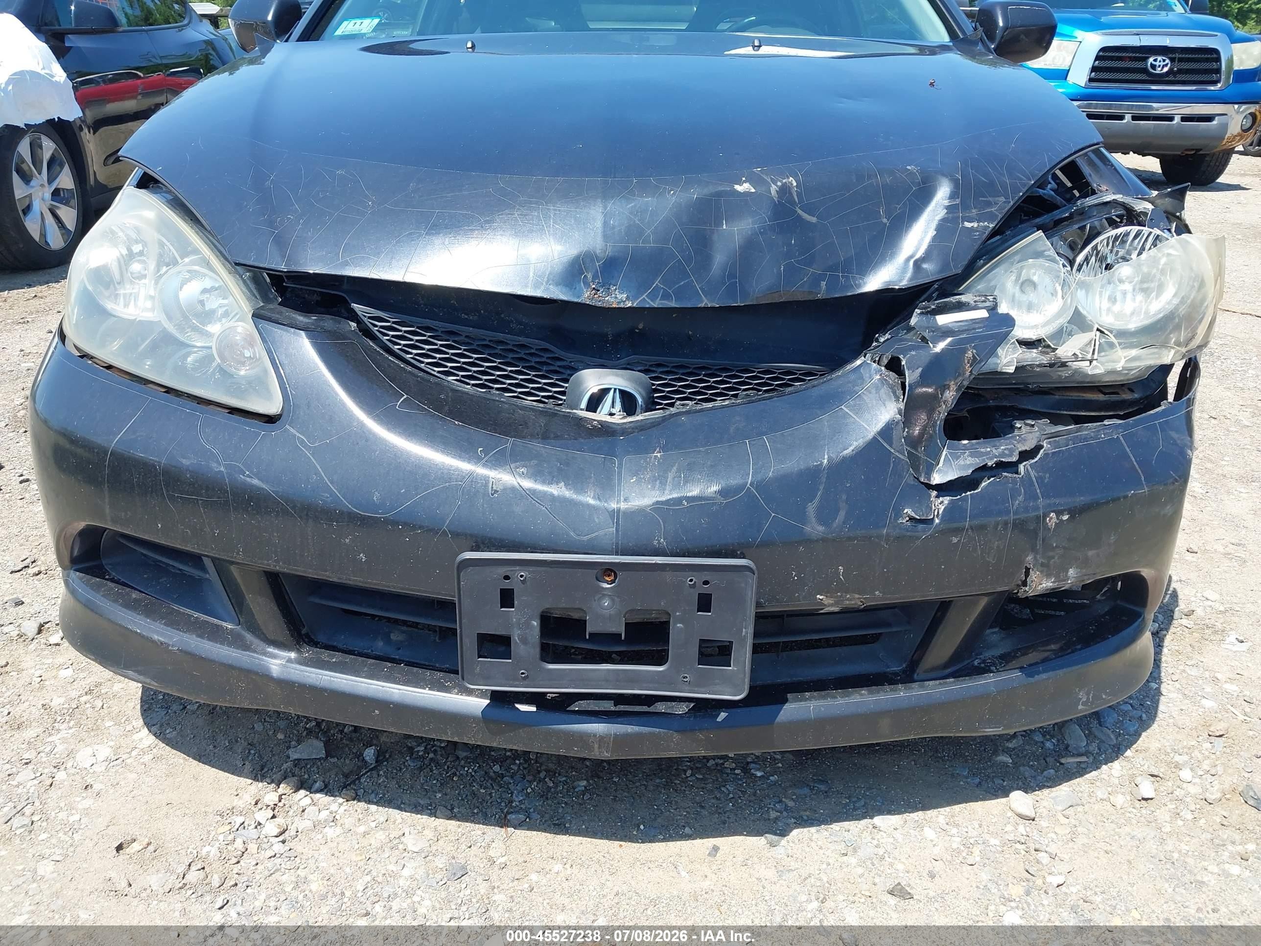 2006 Acura Rsx   Black vin: JH4DC548X6S012304