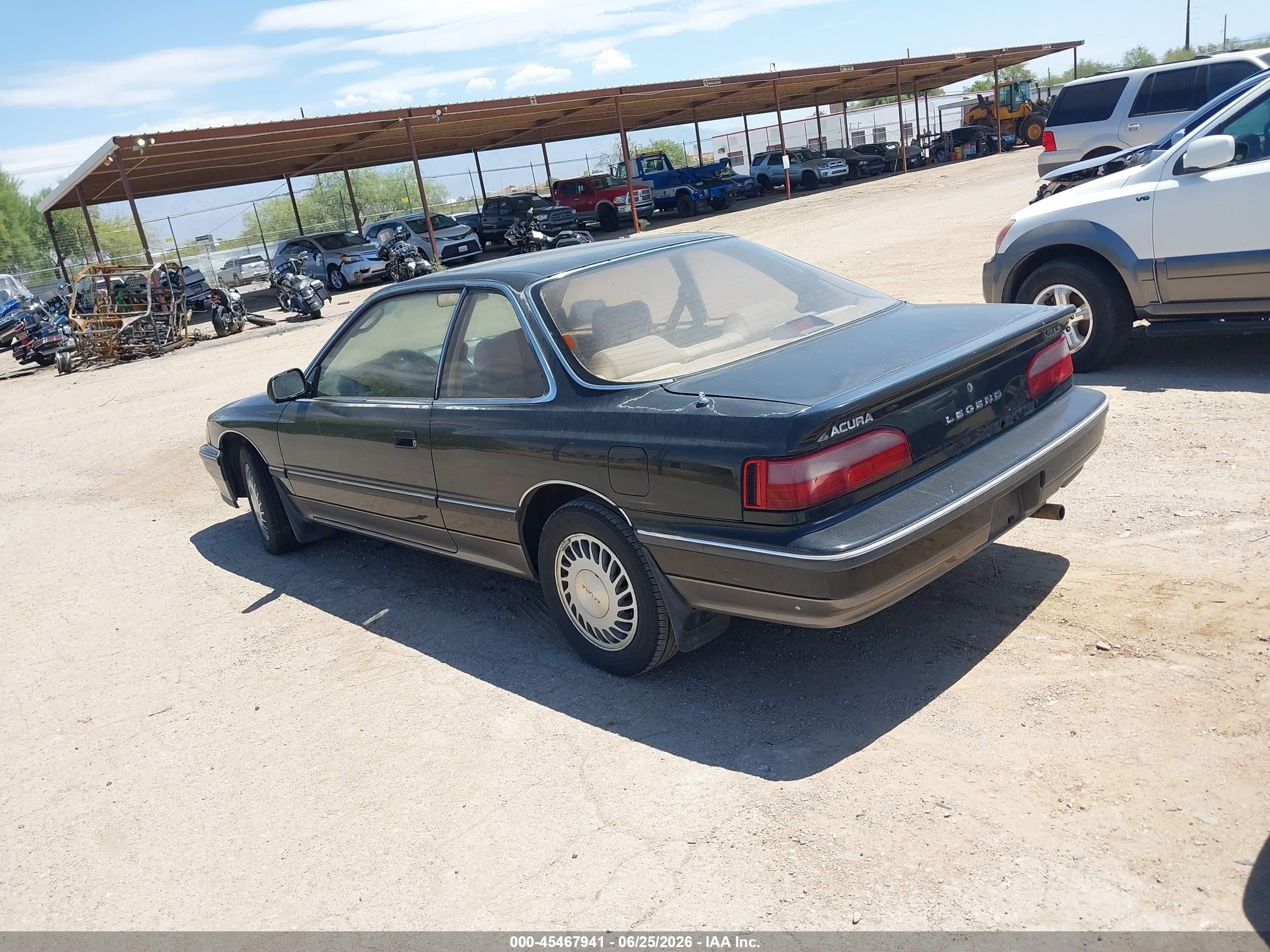 1990 Acura Legend Ls Black vin: JH4KA3272LC014193
