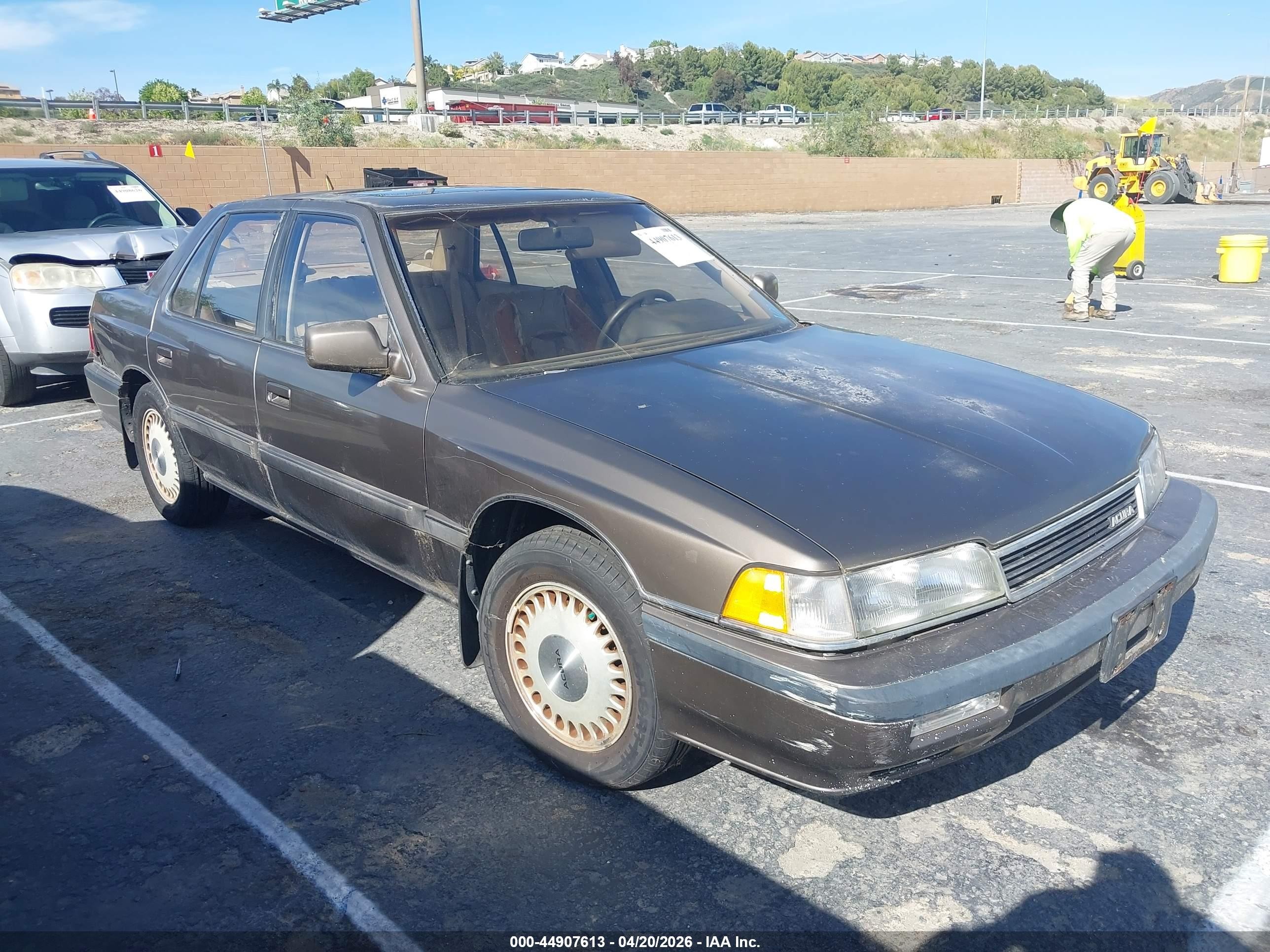 1990 Acura Legend Ls Gray vin: JH4KA4670LC045328