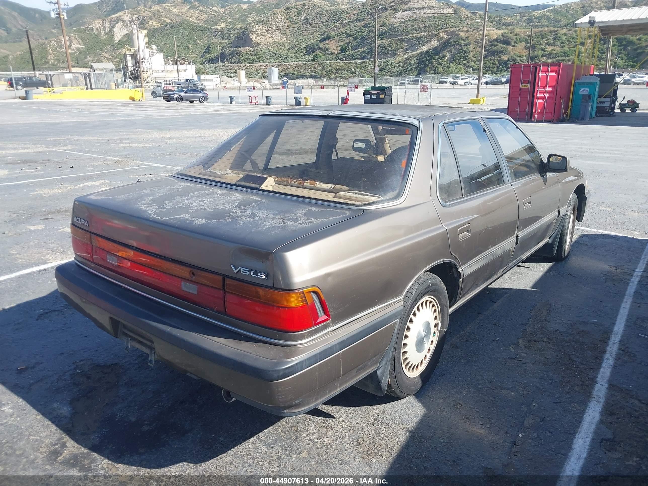 1990 Acura Legend Ls Gray vin: JH4KA4670LC045328