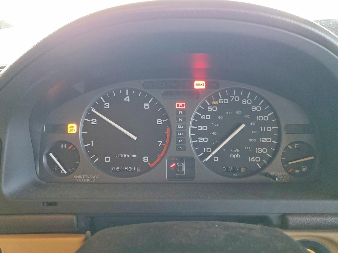 1991 Acura Legend L Blue vin: JH4KA7661MC018438