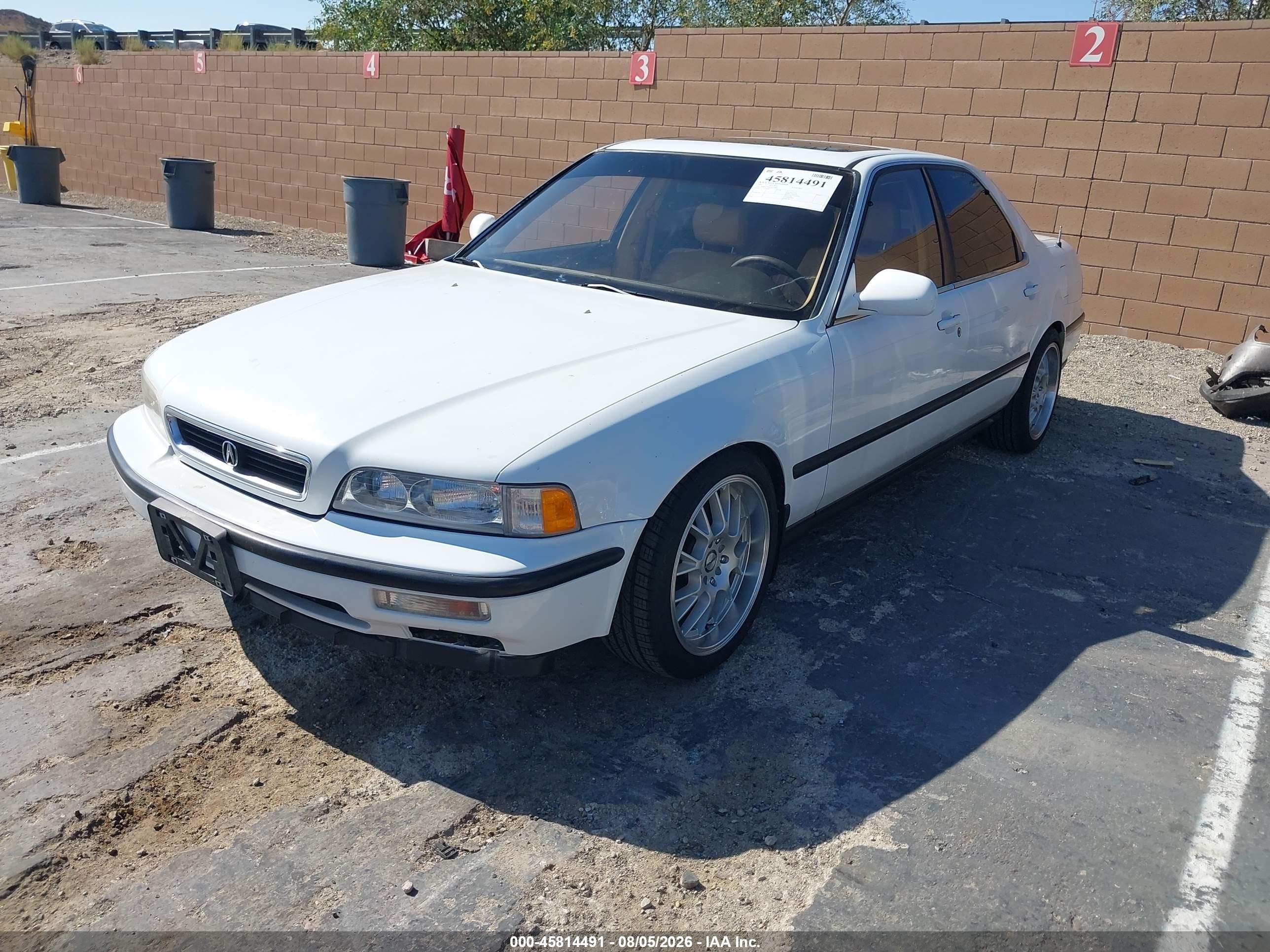 1991 Acura Legend L White vin: JH4KA7669MC037688