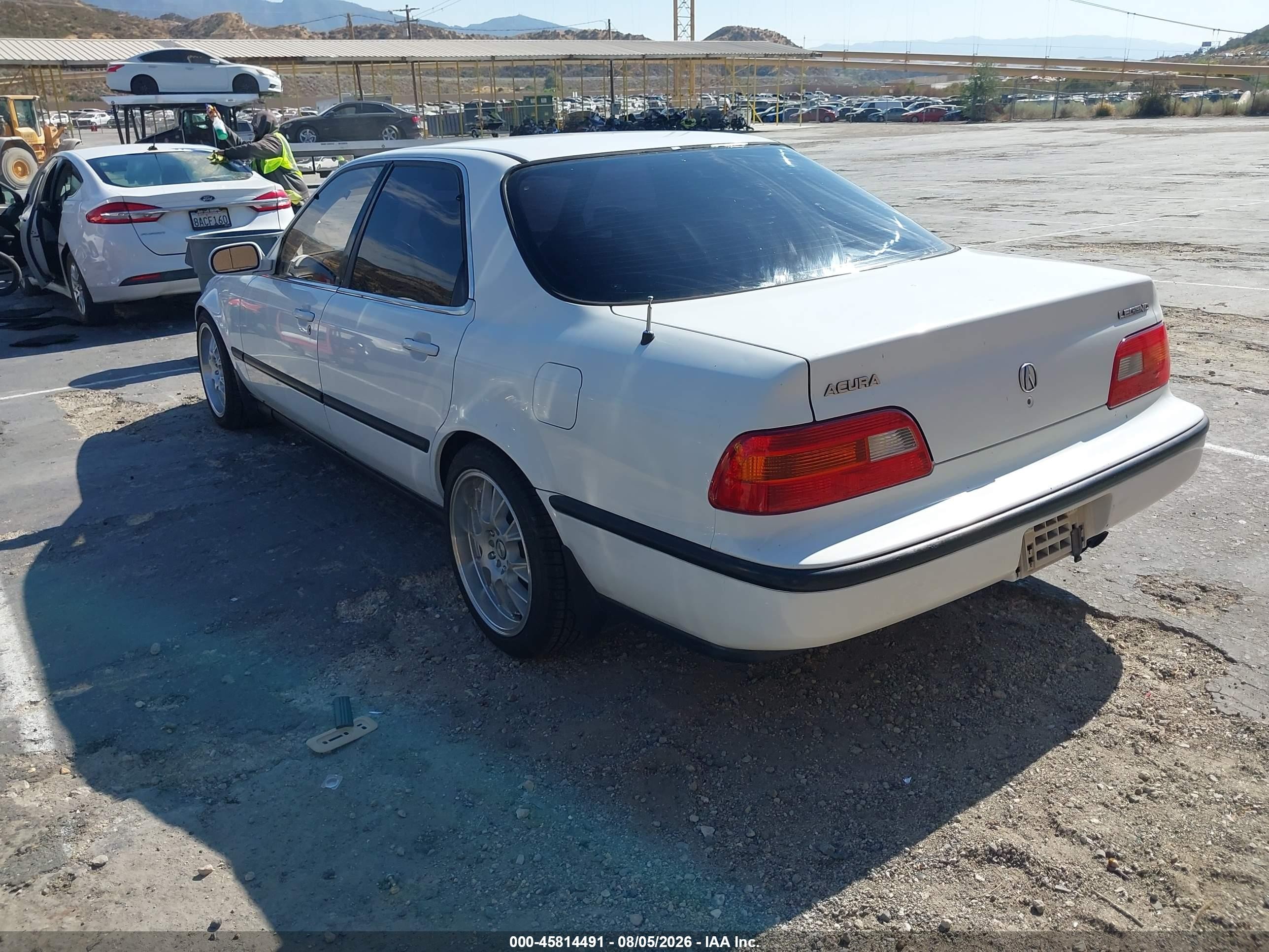 1991 Acura Legend L White vin: JH4KA7669MC037688
