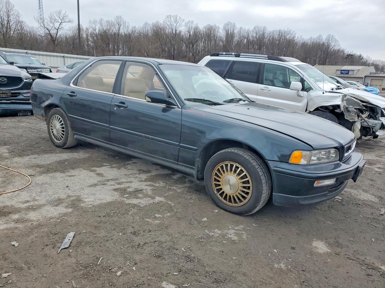 1991 Acura Legend Ls Green vin: JH4KA7671MC007755