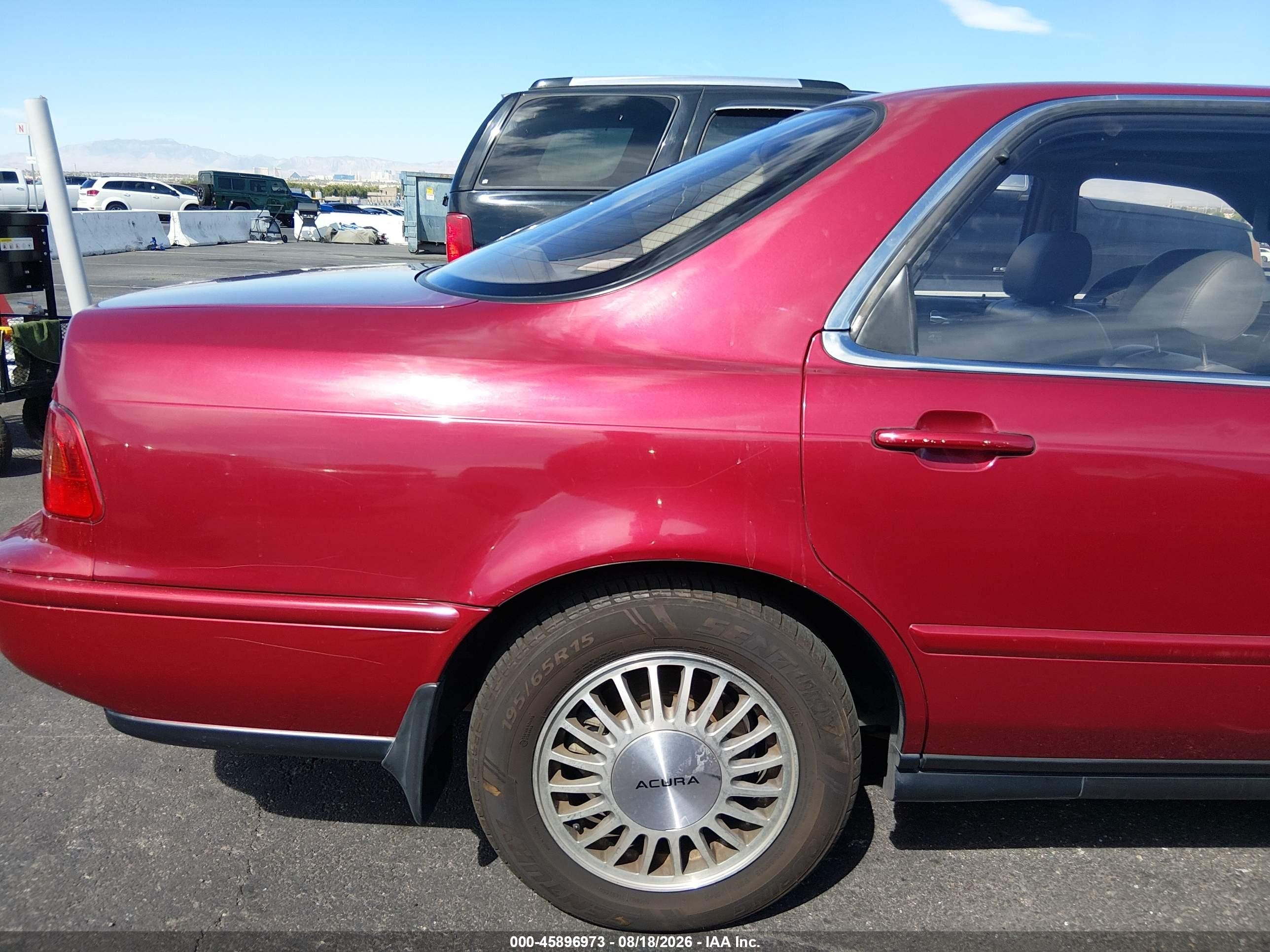 1992 Acura Legend Ls Red vin: JH4KA7674NC028696
