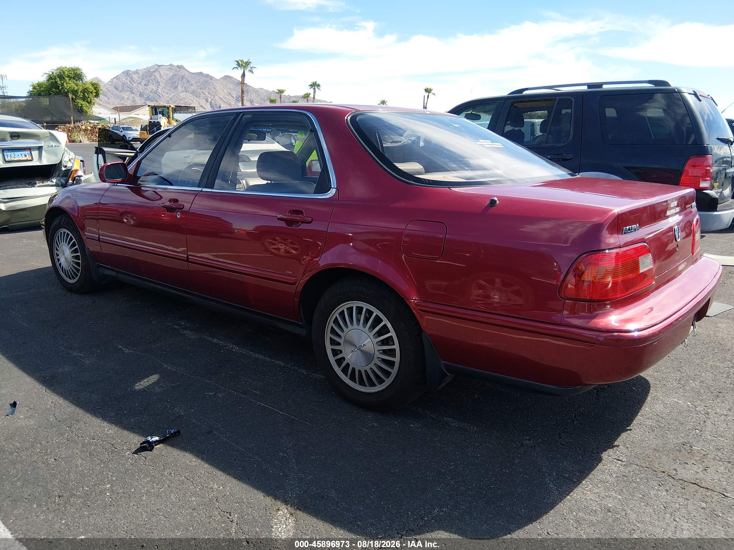 1992 Acura Legend Ls Red vin: JH4KA7674NC028696