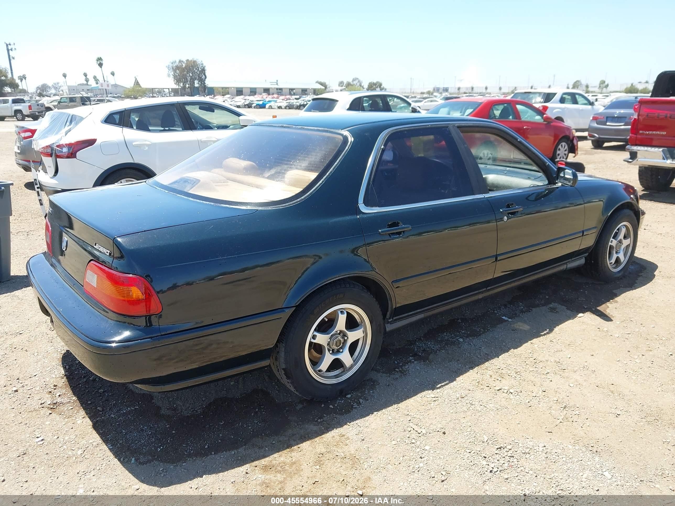 1992 Acura Legend Ls Green vin: JH4KA7676NC012211