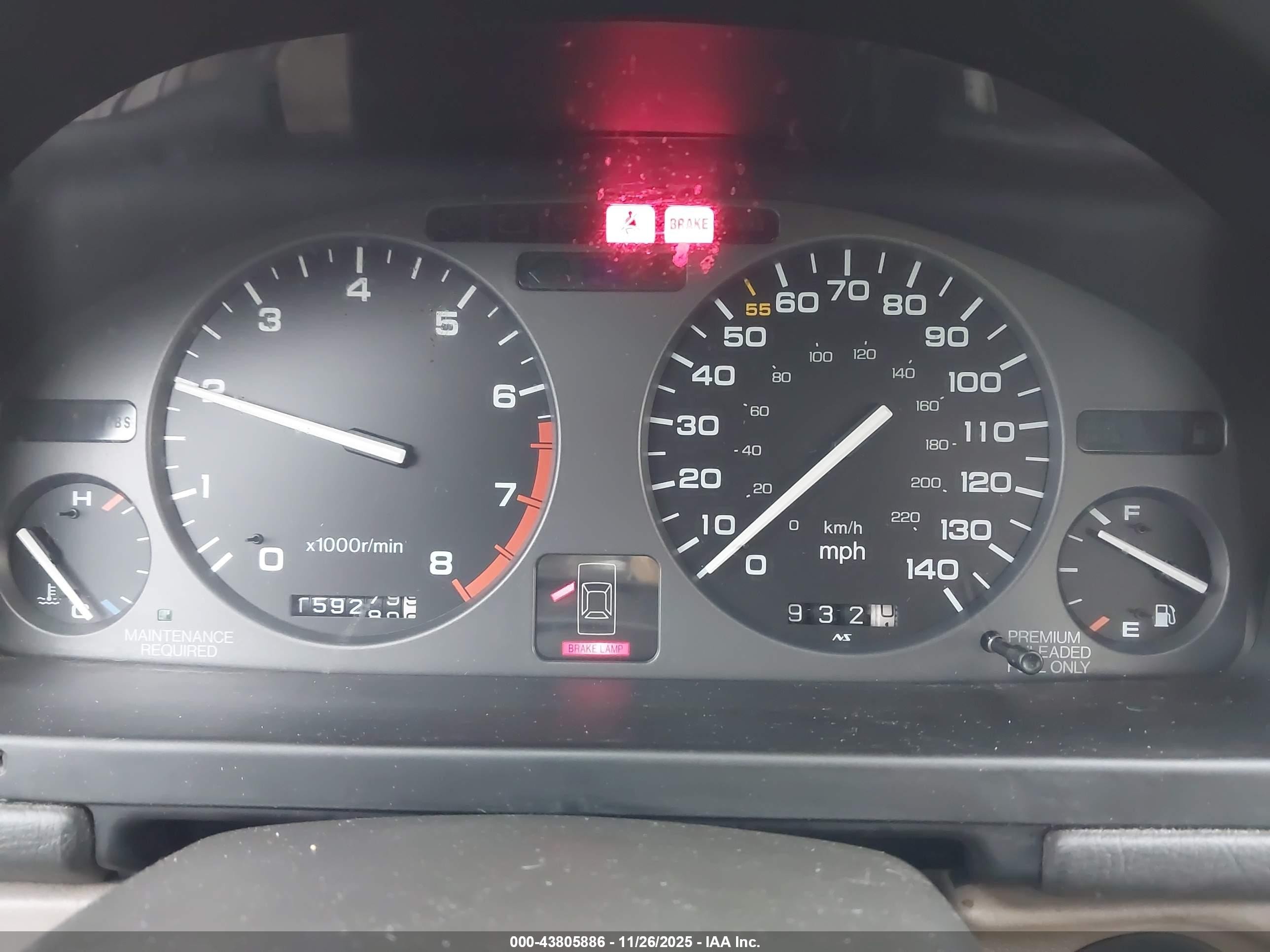 1992 Acura Legend Ls Gold vin: JH4KA8178NC001045
