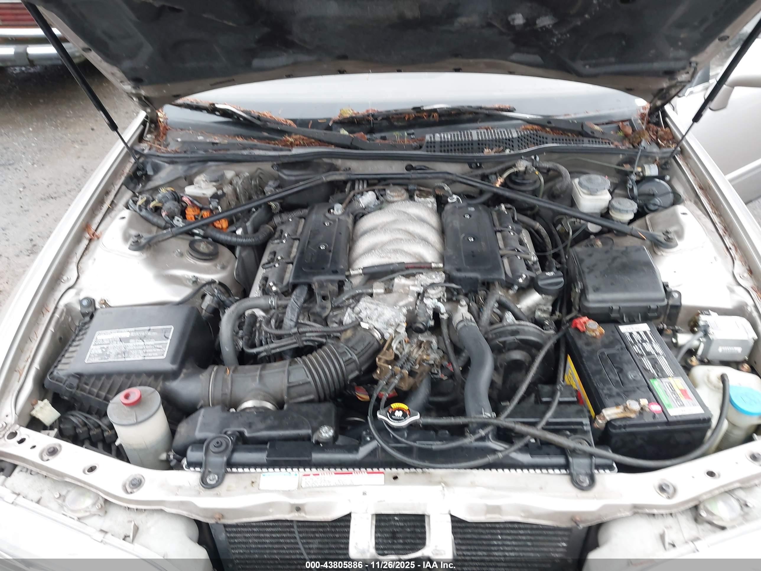 1992 Acura Legend Ls Gold vin: JH4KA8178NC001045