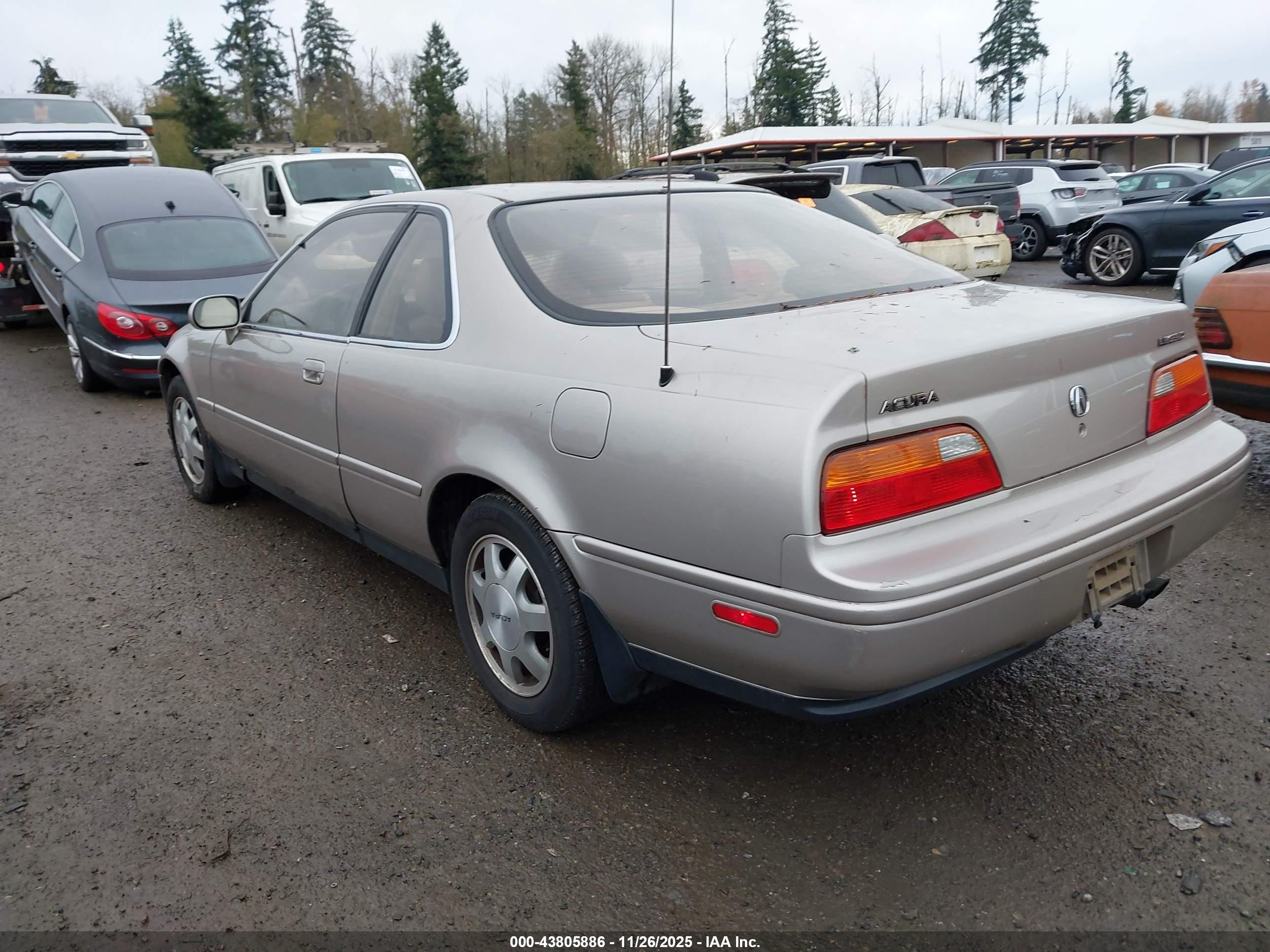 1992 Acura Legend Ls Gold vin: JH4KA8178NC001045