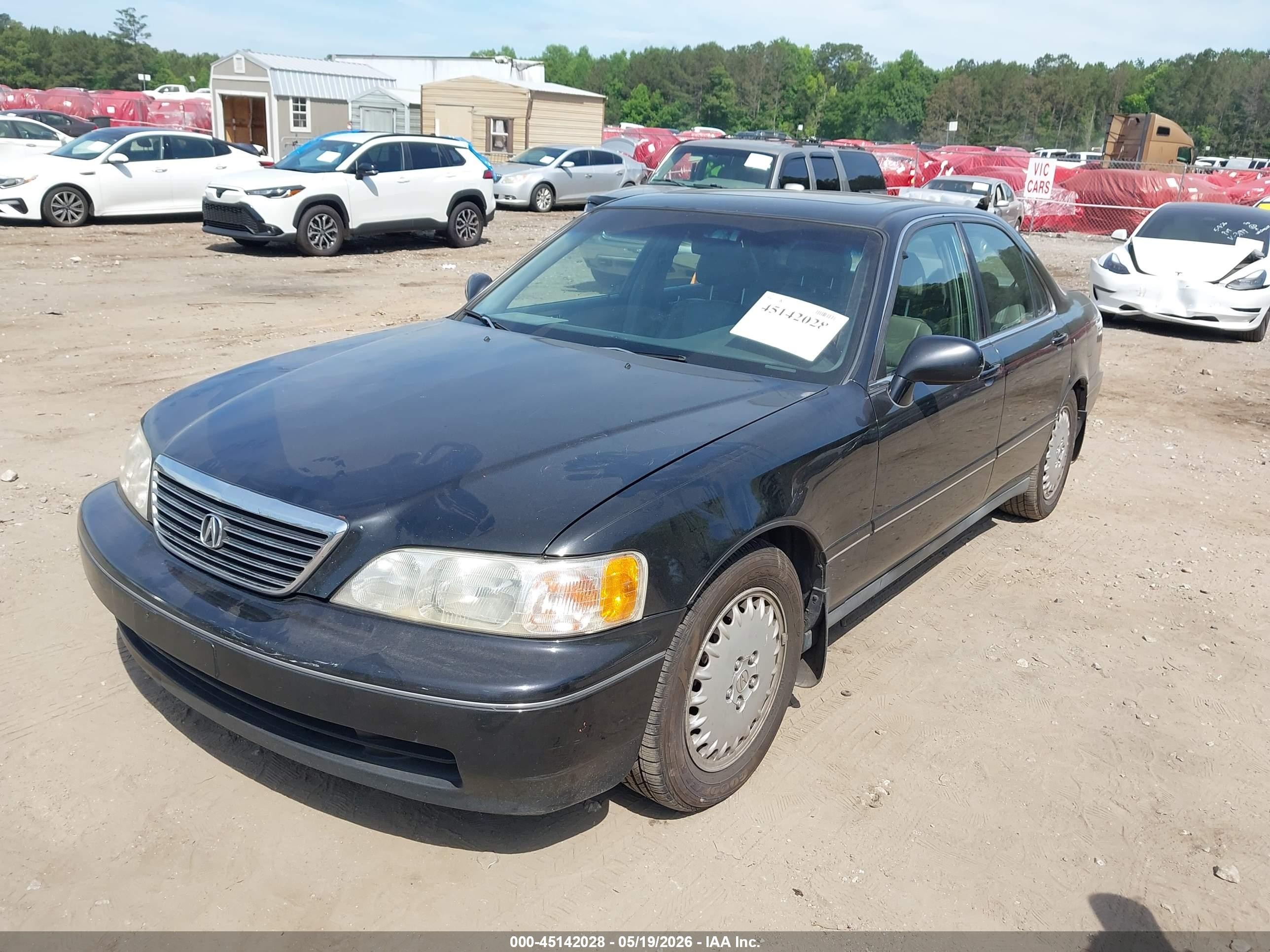 1997 Acura Rl 3.5 Black vin: JH4KA9641VC006866