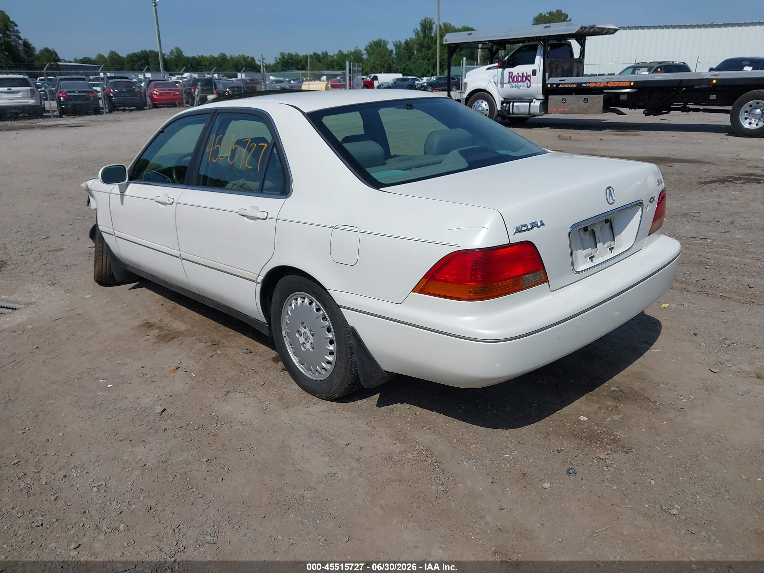1997 Acura Rl 3.5 White vin: JH4KA9643VC002933