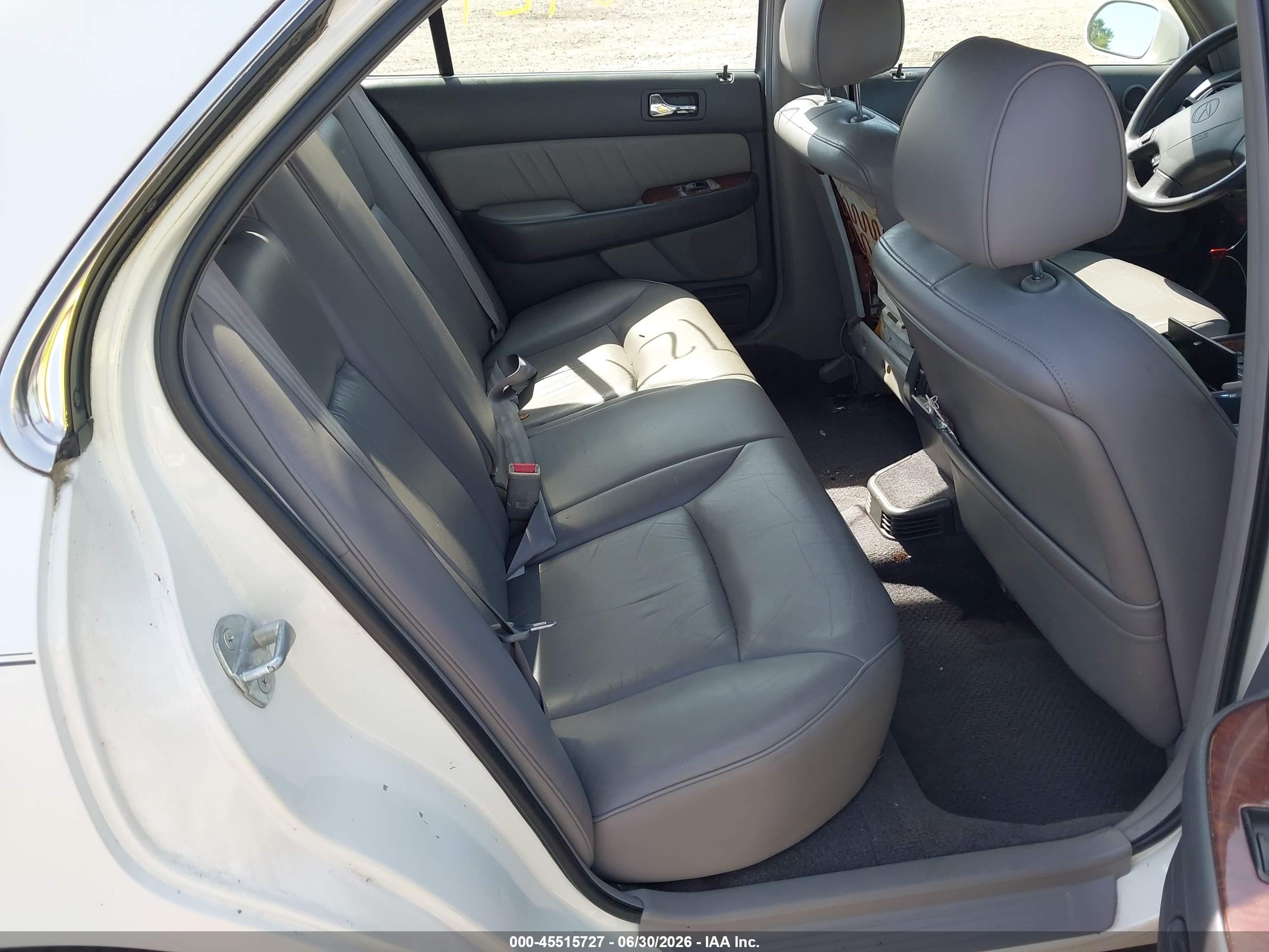 1997 Acura Rl 3.5 White vin: JH4KA9643VC002933