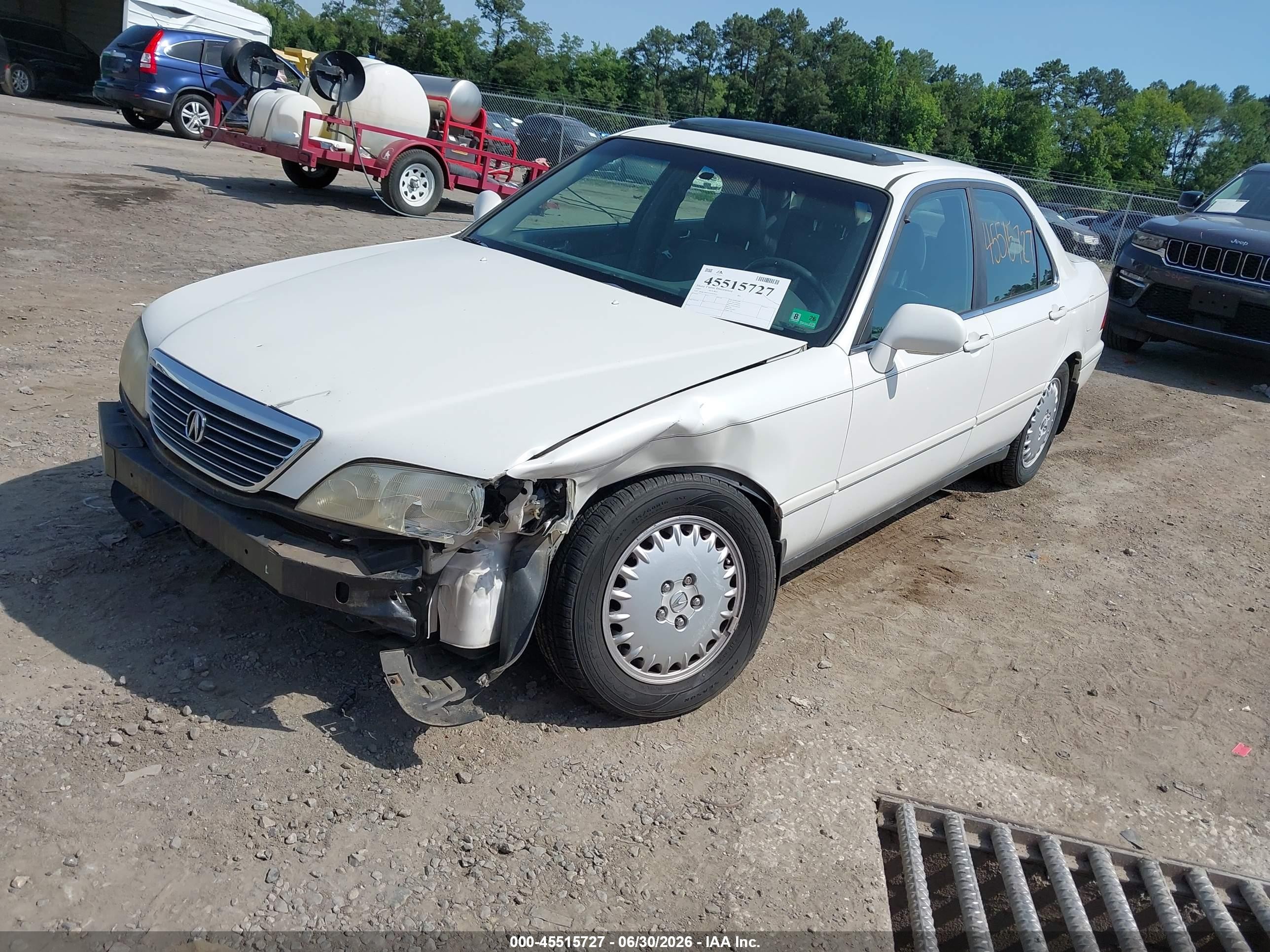 1997 Acura Rl 3.5 White vin: JH4KA9643VC002933