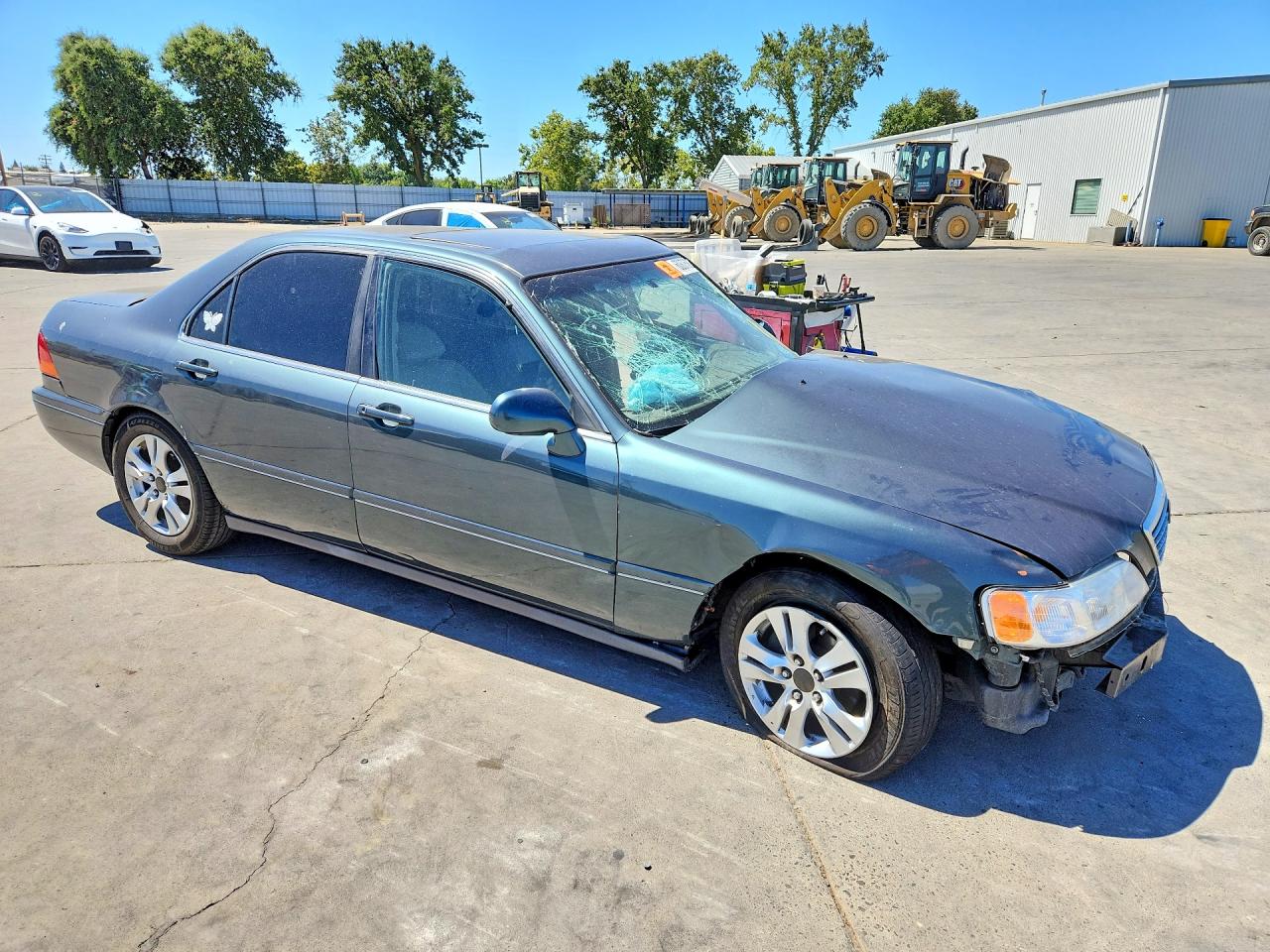 1997 Acura 3.5rl Green vin: JH4KA9643VC006738