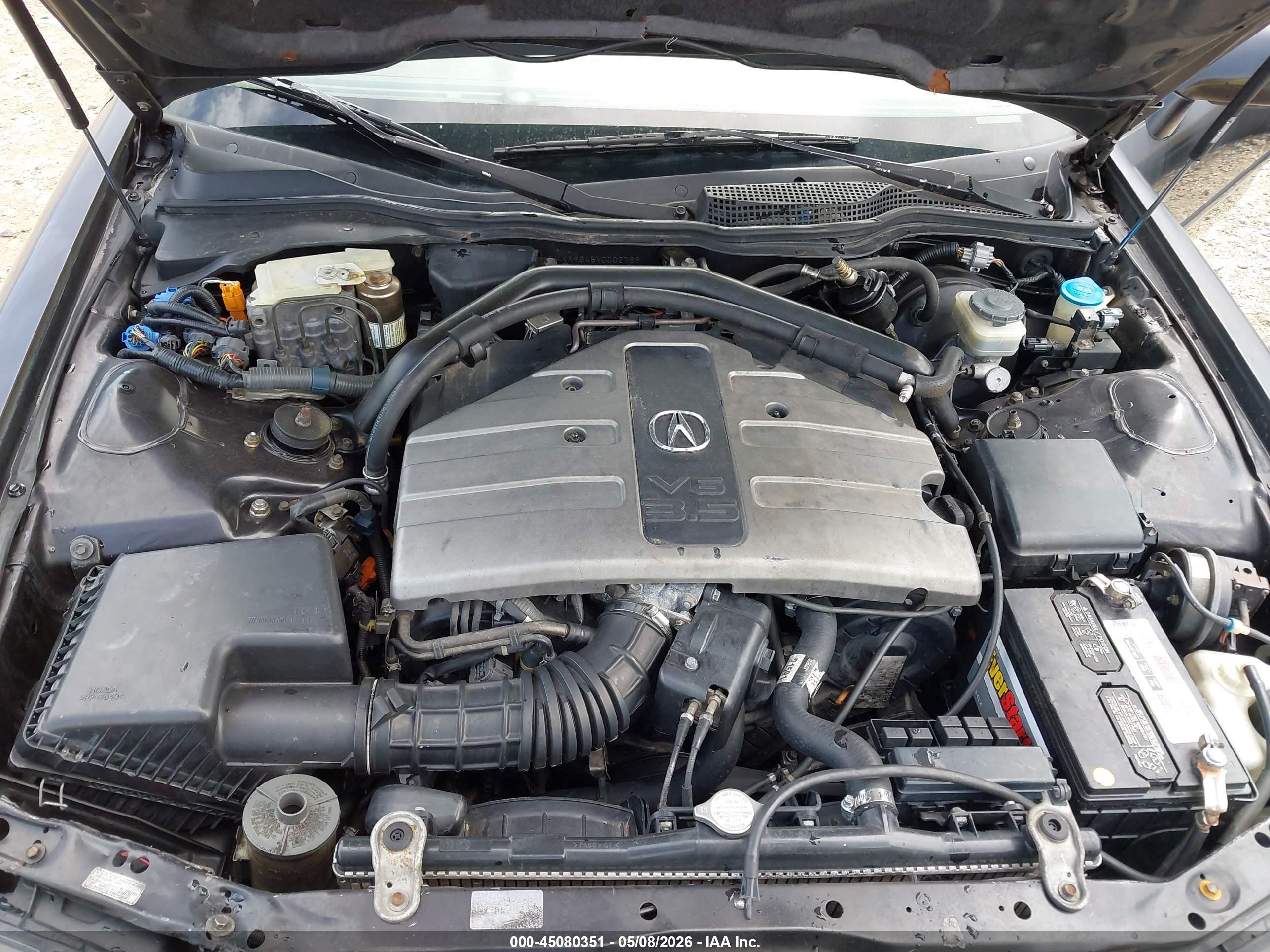 1997 Acura Rl 3.5 Black vin: JH4KA9645VC002769