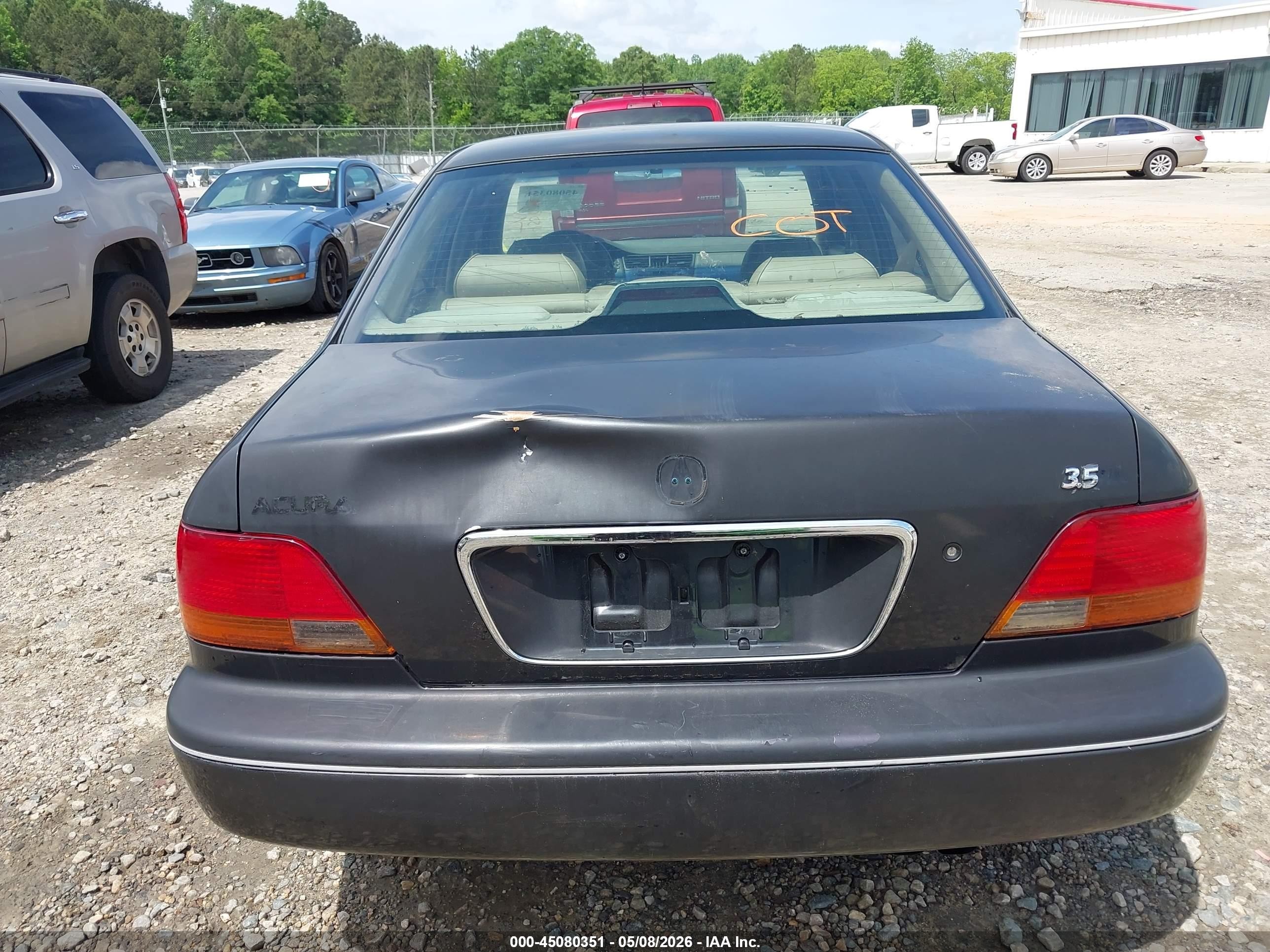 1997 Acura Rl 3.5 Black vin: JH4KA9645VC002769