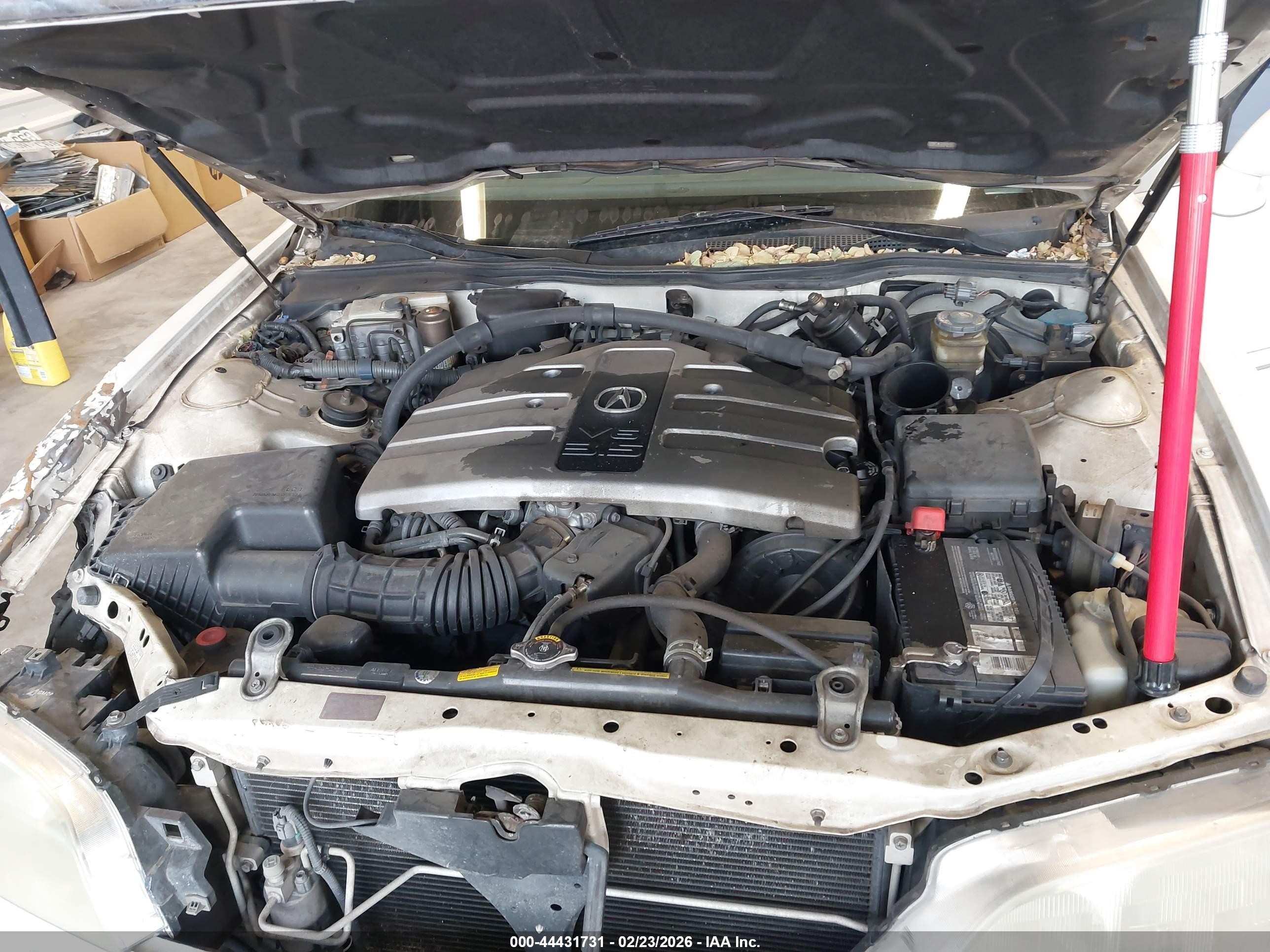 1997 Acura Rl 3.5 White vin: JH4KA9645VC008085