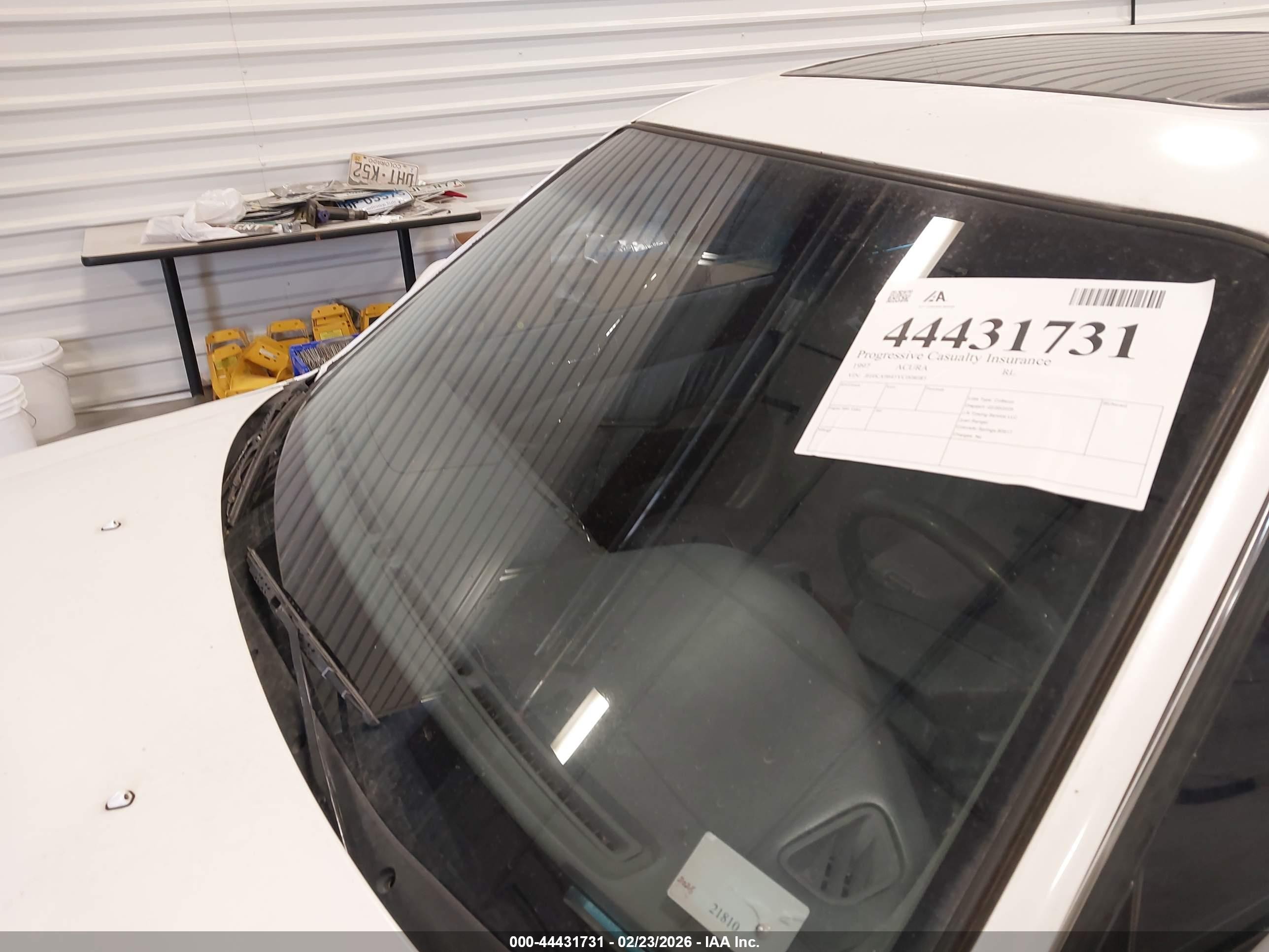 1997 Acura Rl 3.5 White vin: JH4KA9645VC008085