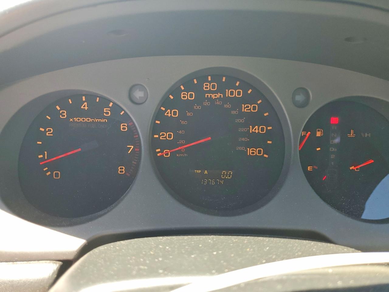 1998 Acura 3.5rl Синий vin: JH4KA9649WC004493