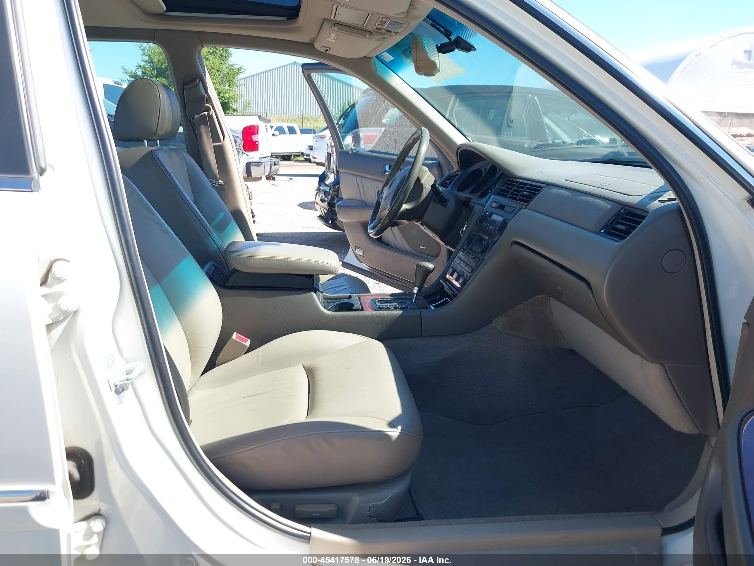 2002 Acura Rl 3.5 White vin: JH4KA96502C005731