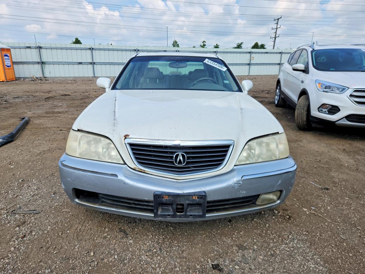 1999 Acura 3.5rl White vin: JH4KA9650XC010953