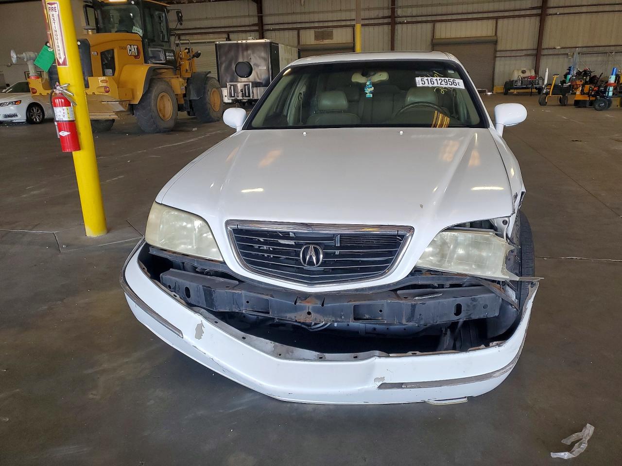 2002 Acura 3.5rl White vin: JH4KA96512C001722