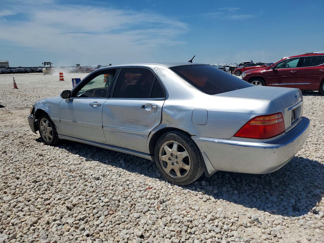 2002 Acura 3.5rl Silver vin: JH4KA96512C006533